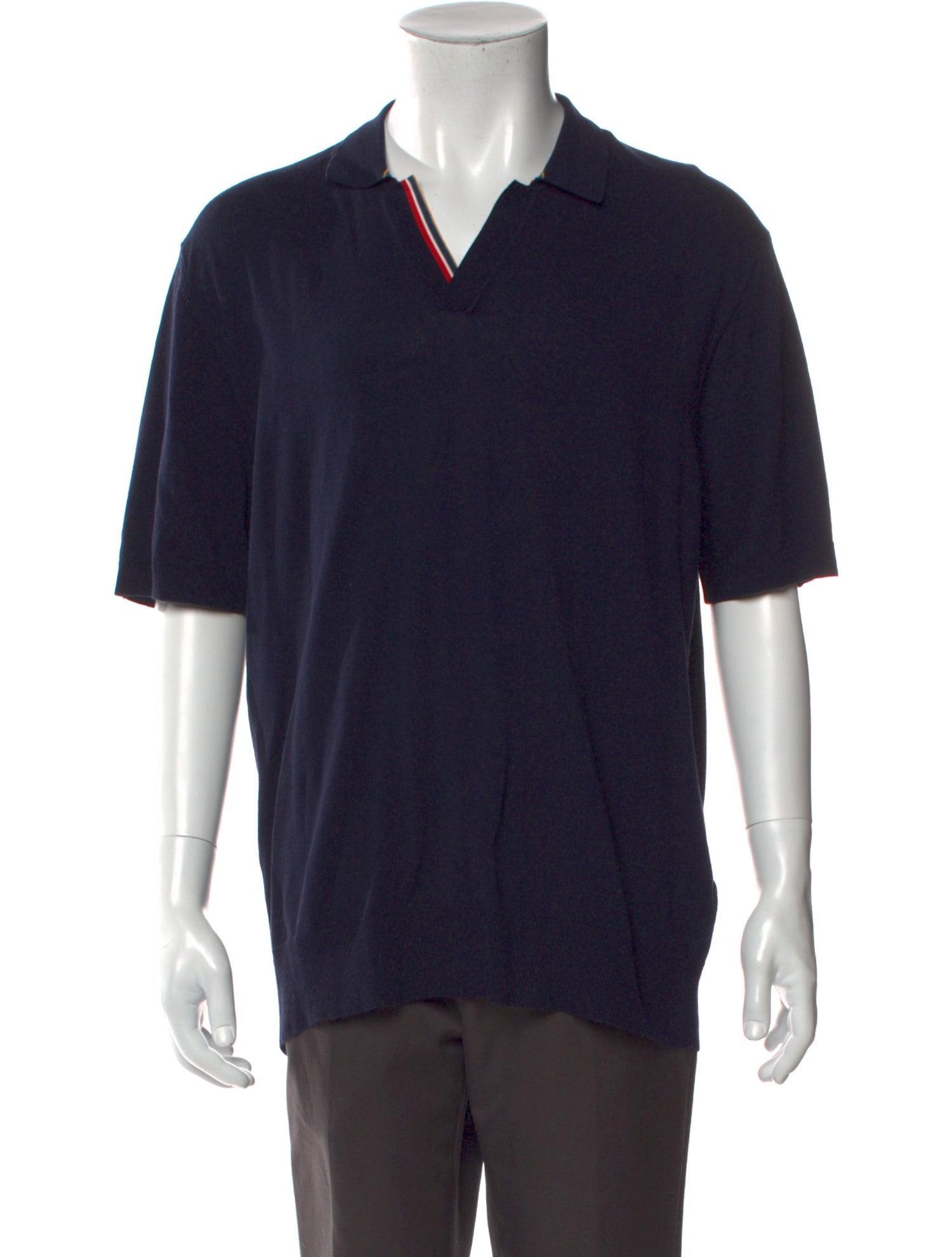 Orlebar Brown V-Neck Short Sleeve Polo Shirt