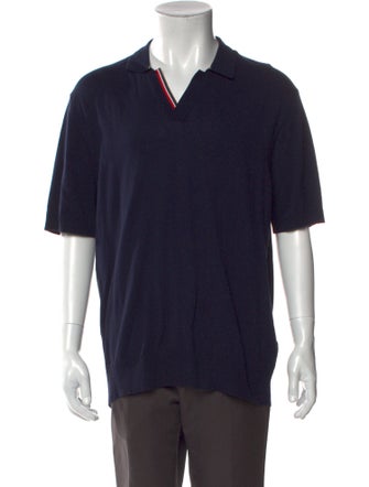 Orlebar Brown V-Neck Short Sleeve Polo Shirt