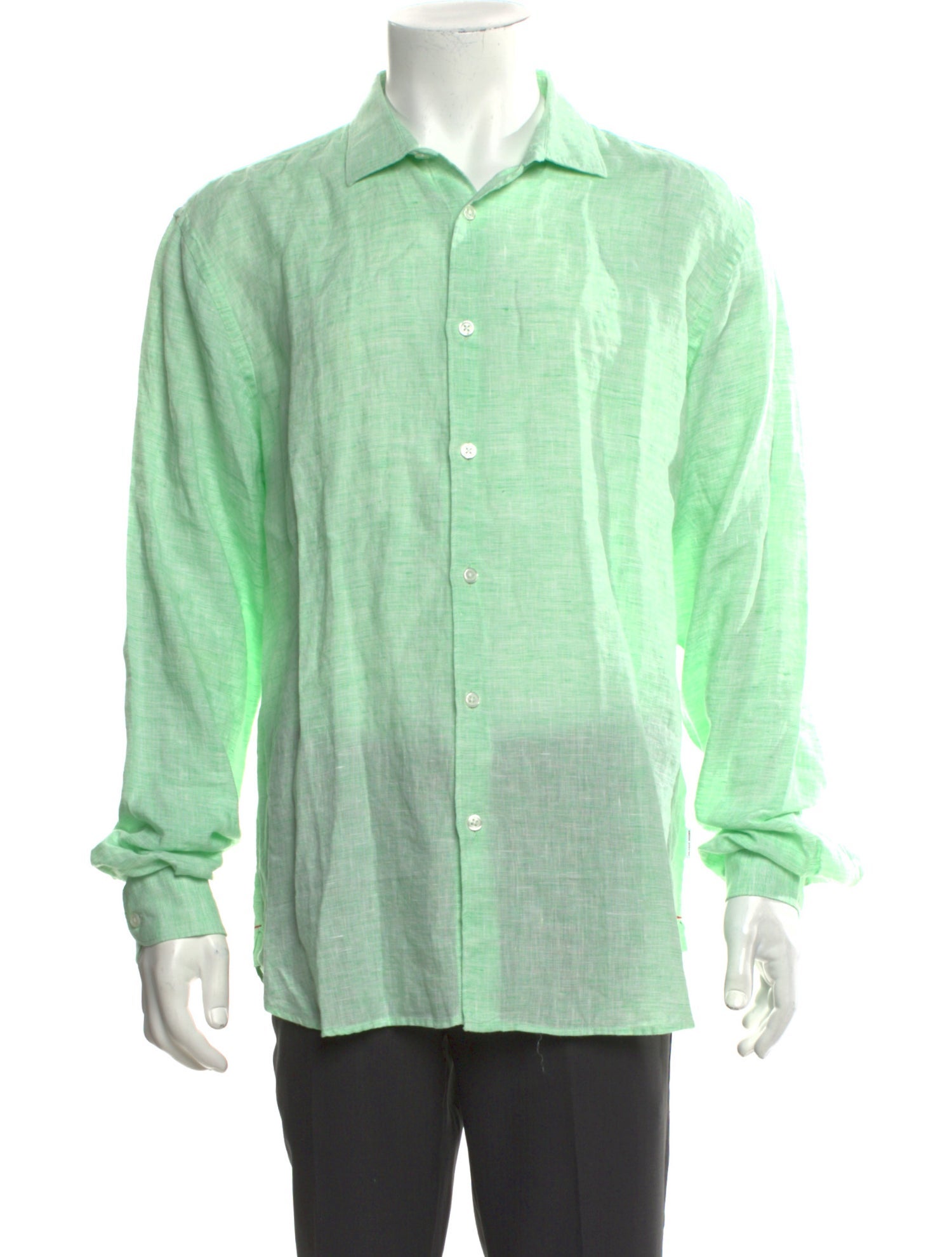 Orlebar Brown Linen Long Sleeve Shirt