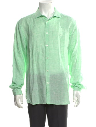 Orlebar Brown Linen Long Sleeve Shirt