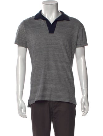 Orlebar Brown V-Neck Short Sleeve Polo Shirt