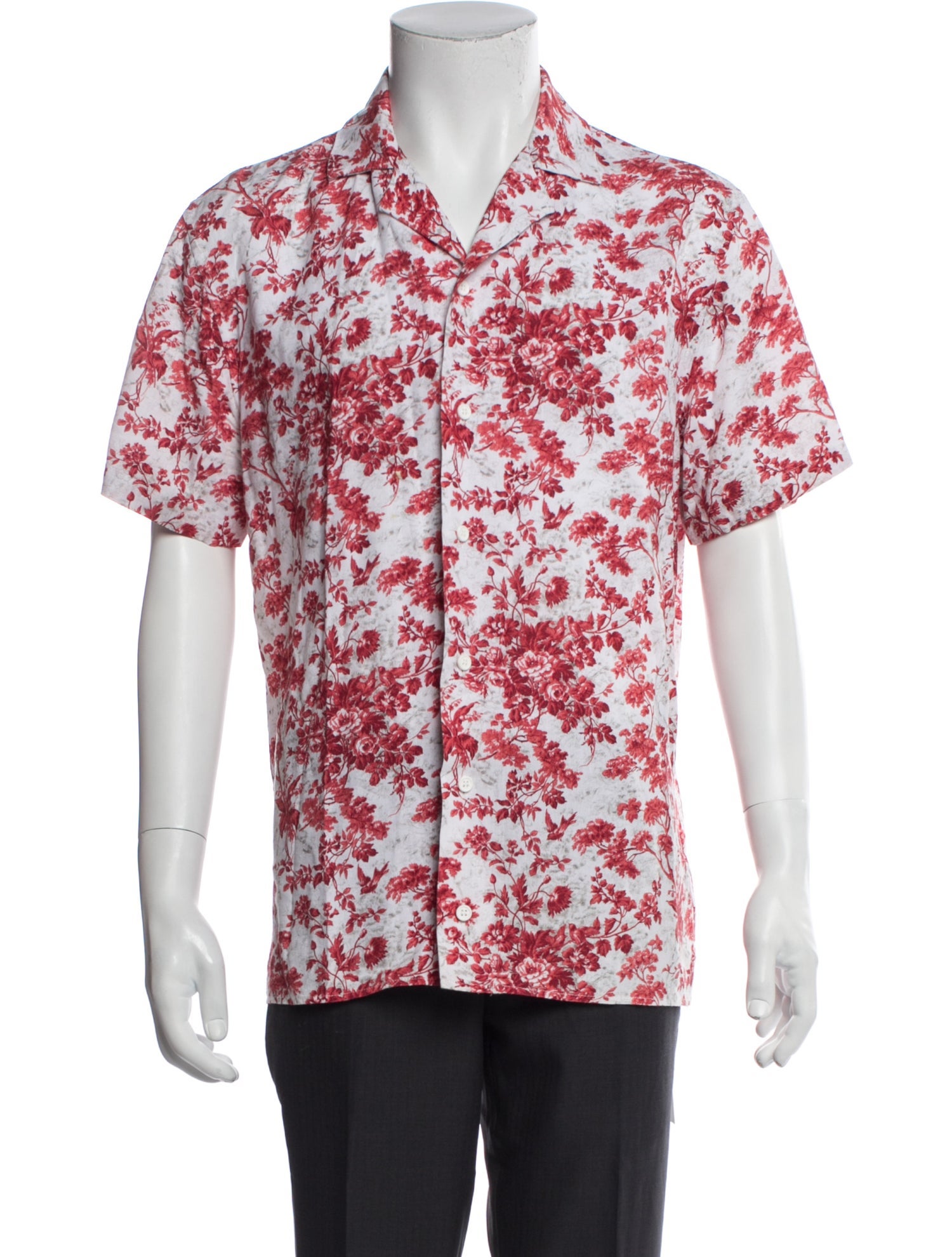 Orlebar Brown Floral Print Short Sleeve Shirt