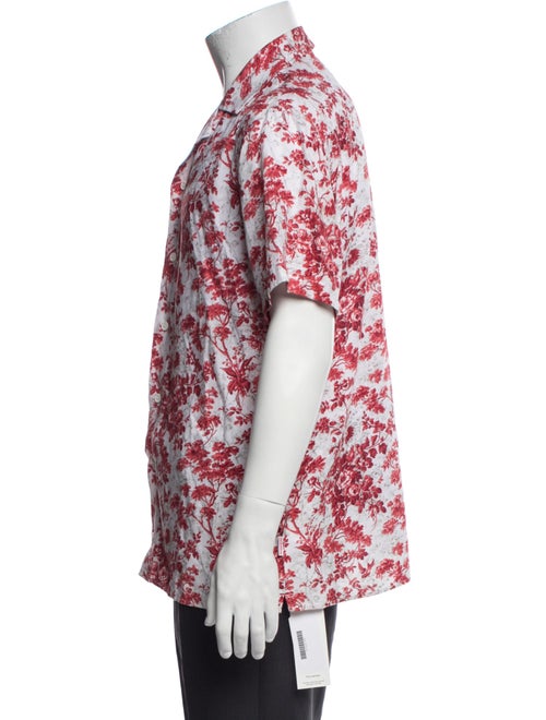 Orlebar Brown Floral Print Short Sleeve Shirt