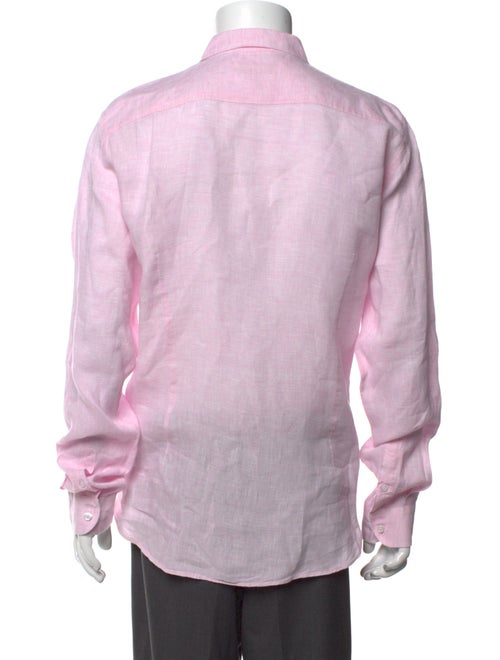 Orlebar Brown Linen Long Sleeve Dress Shirt