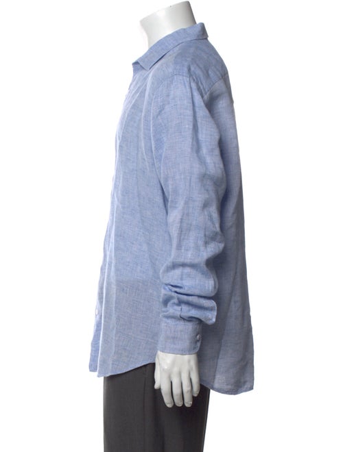 Orlebar Brown Linen Long Sleeve Dress Shirt