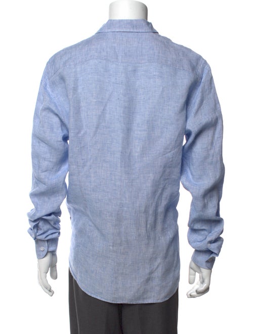 Orlebar Brown Linen Long Sleeve Dress Shirt