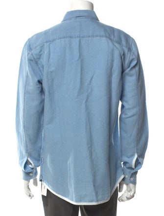 Orlebar Brown Long Sleeve Denim Shirt