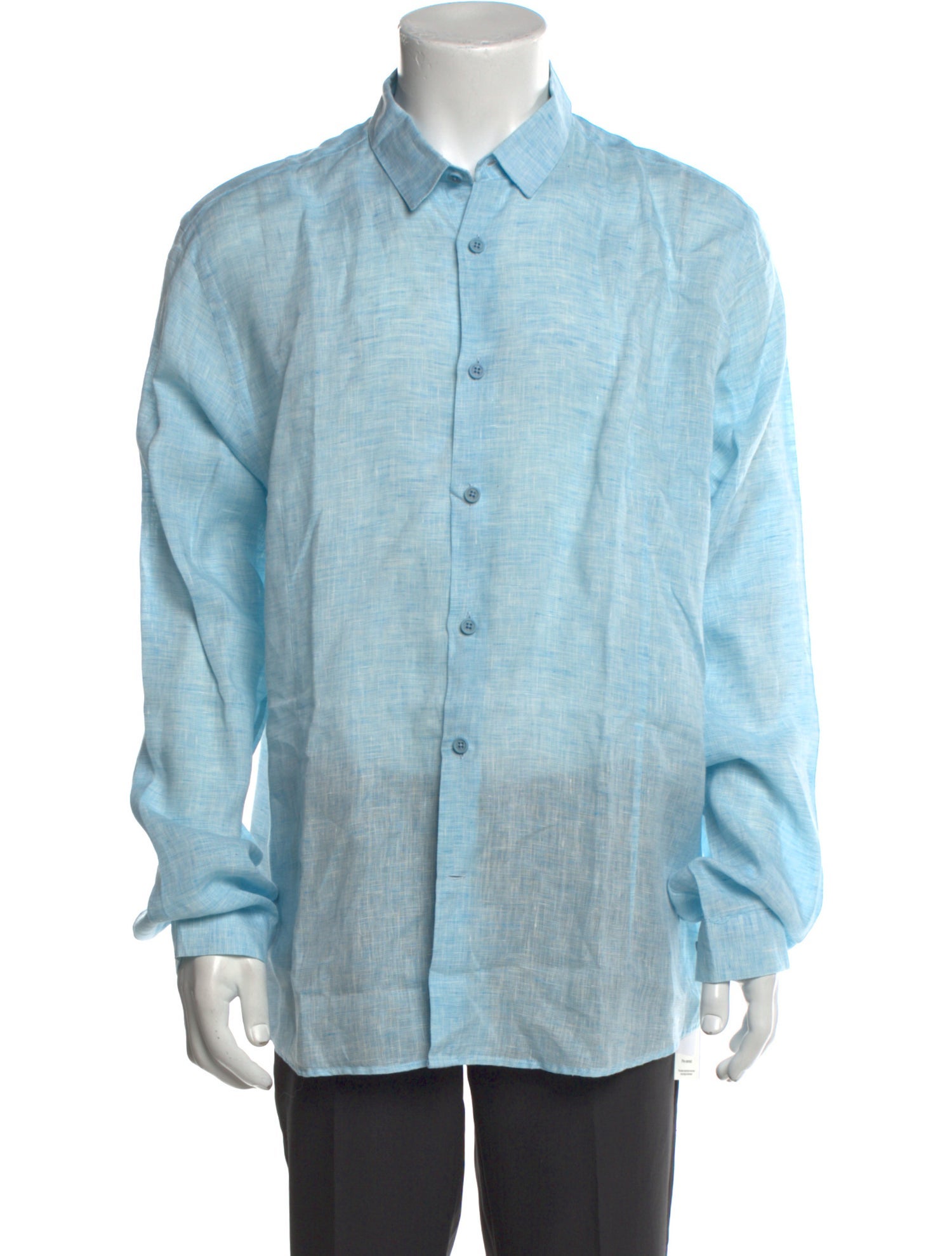 Orlebar Brown Linen Long Sleeve Dress Shirt