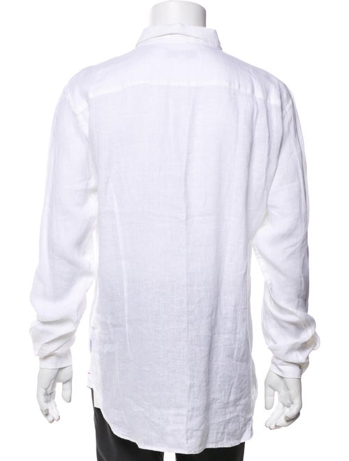 Orlebar Brown Linen Long Sleeve Dress Shirt