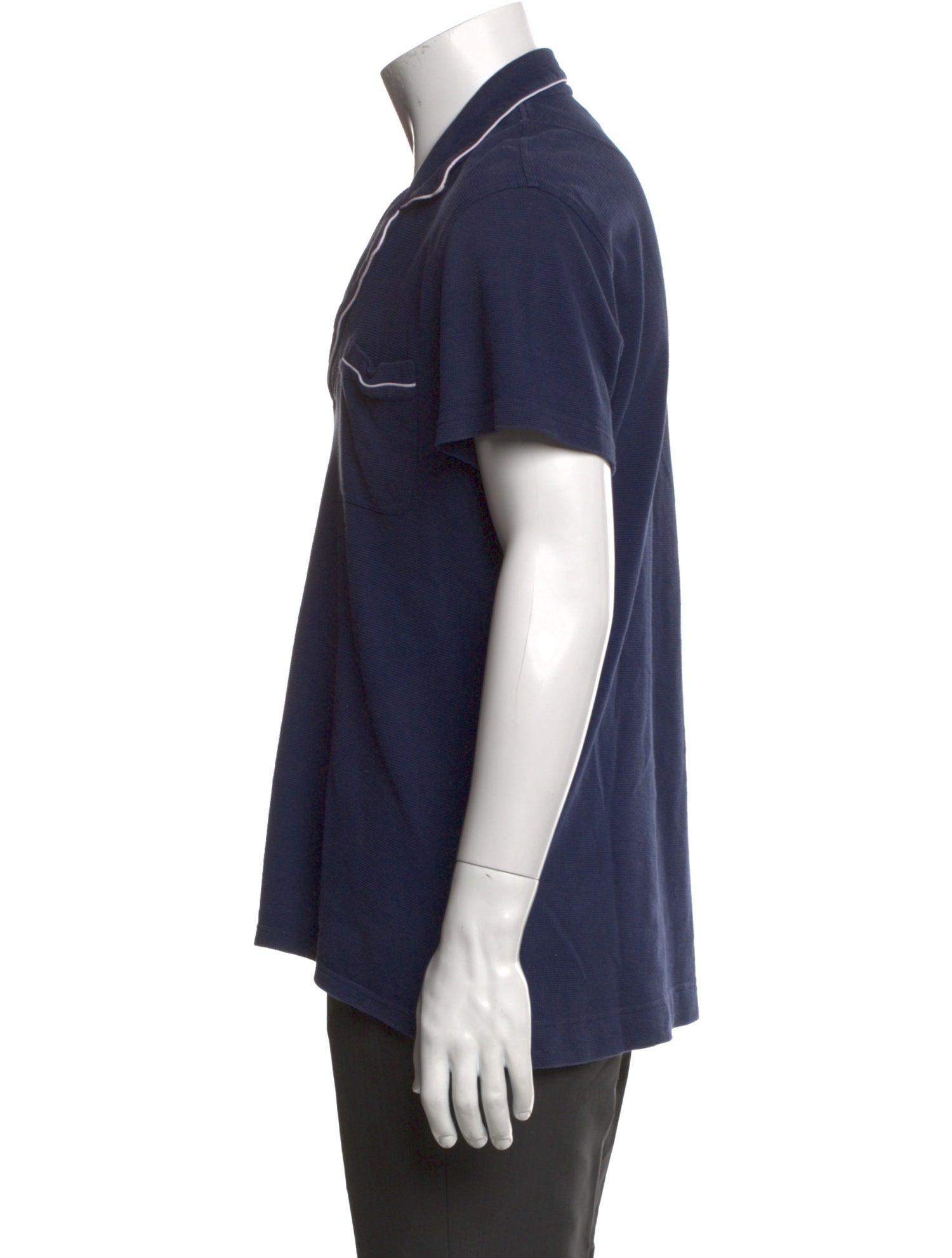 Orlebar Brown V-Neck Short Sleeve Henley