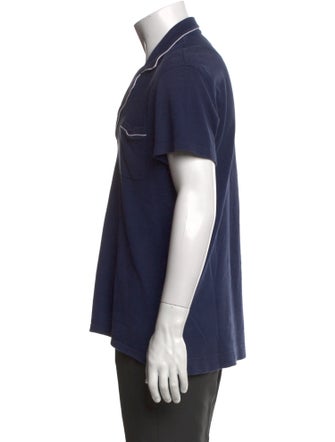 Orlebar Brown V-Neck Short Sleeve Henley