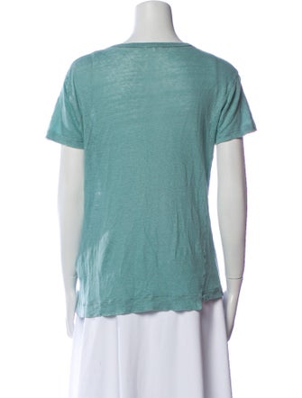 Orlebar Brown Linen Scoop Neck T-Shirt