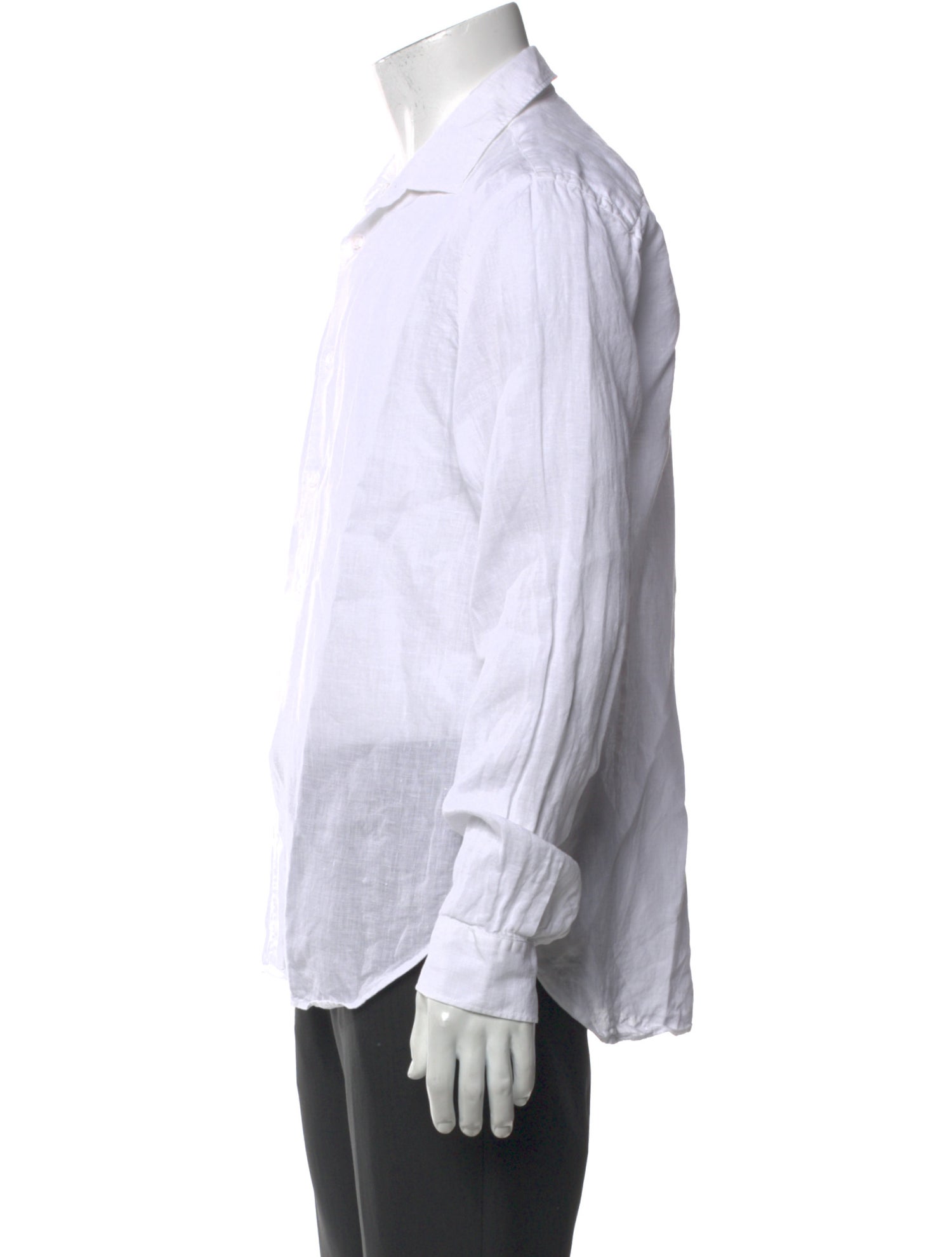 Orlebar Brown Linen Long Sleeve Dress Shirt