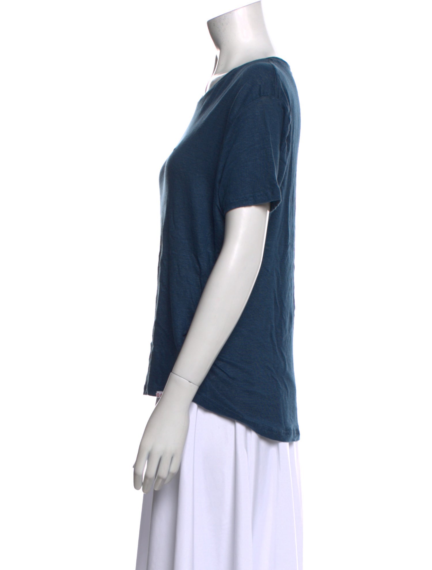 Orlebar Brown Linen Scoop Neck T-Shirt