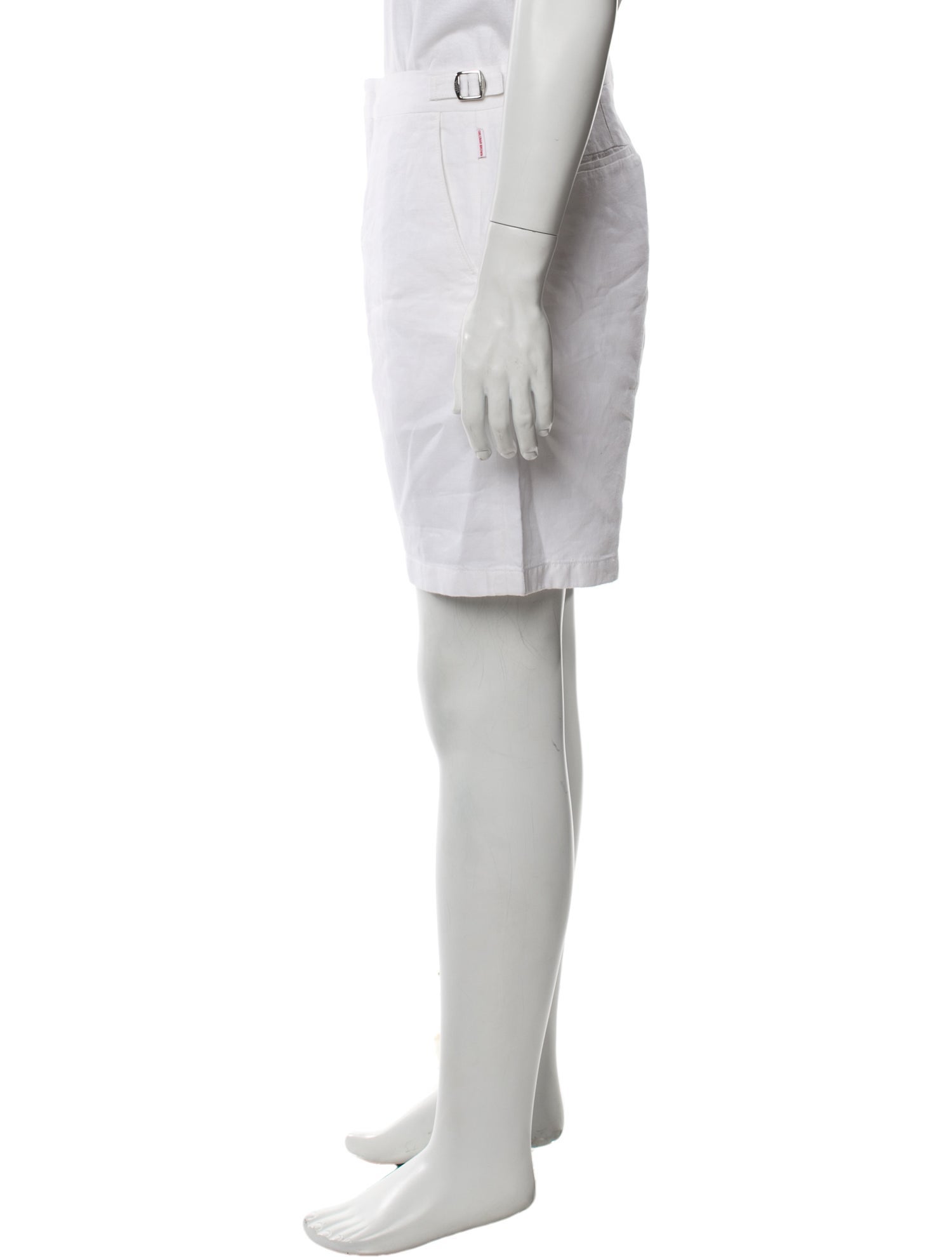 Orlebar Brown Linen Flat Front Shorts