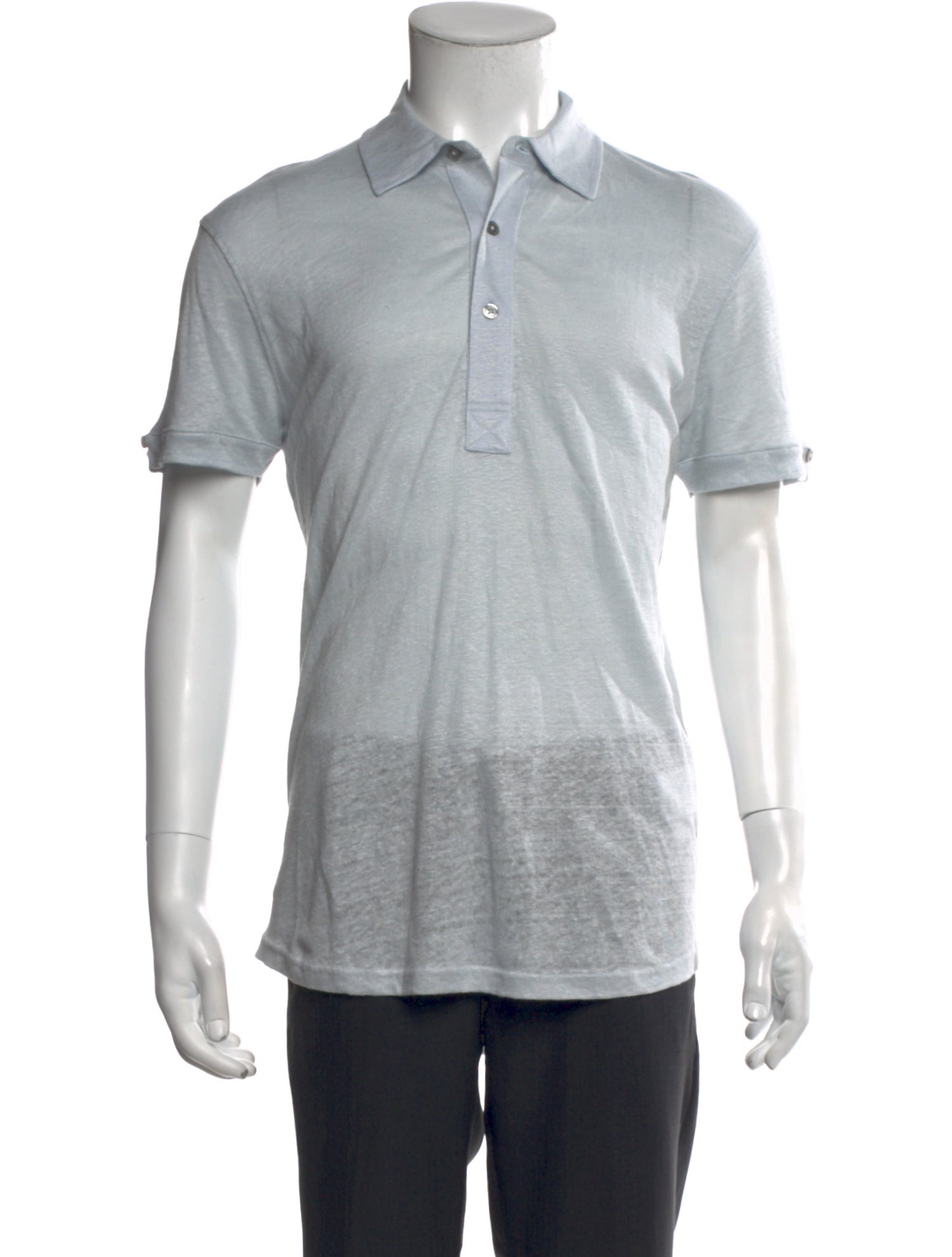 Orlebar Brown Linen Crew Neck Polo Shirt w/ Tags