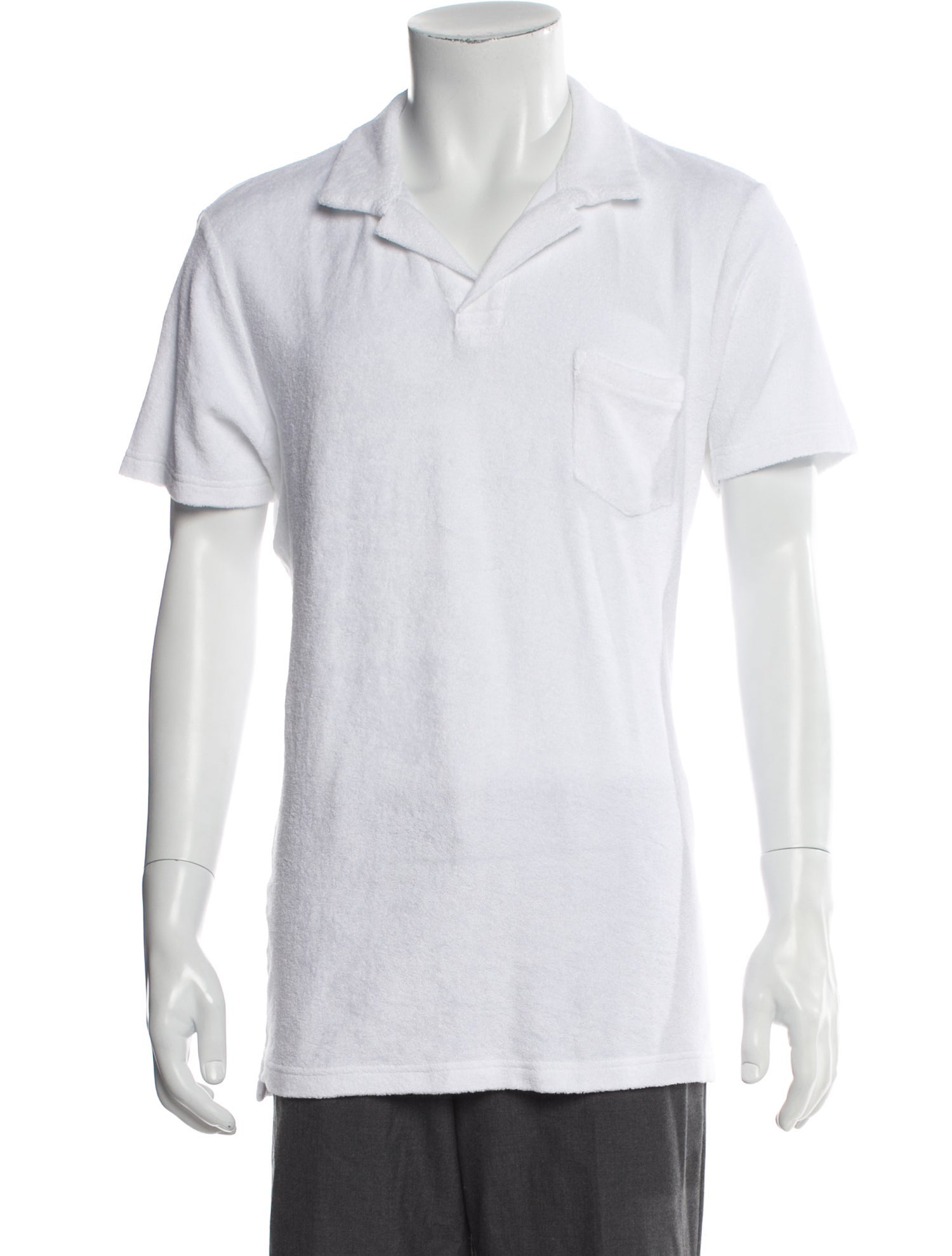 Orlebar Brown V-Neck Short Sleeve Polo Shirt