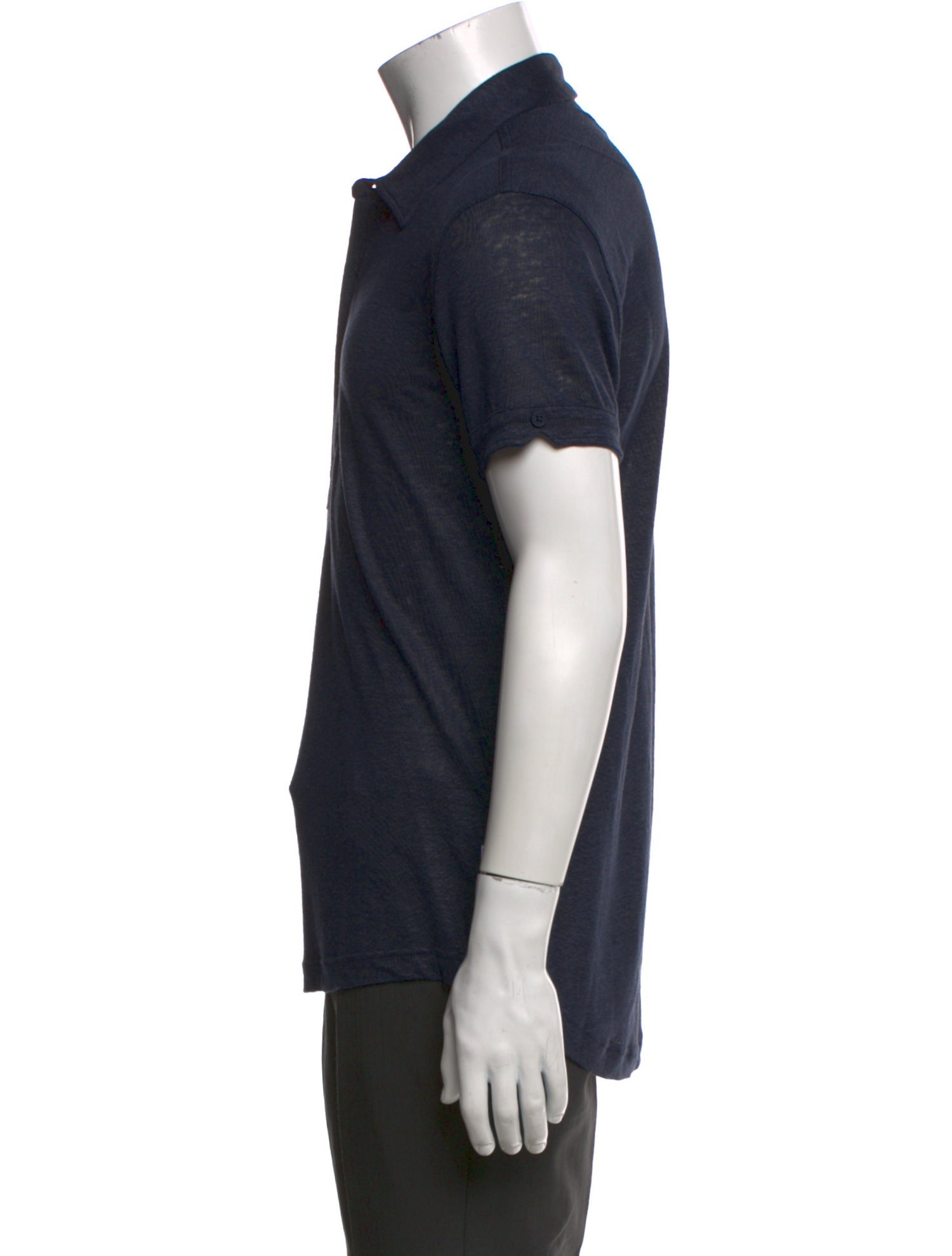 Orlebar Brown Linen Collar Polo Shirt