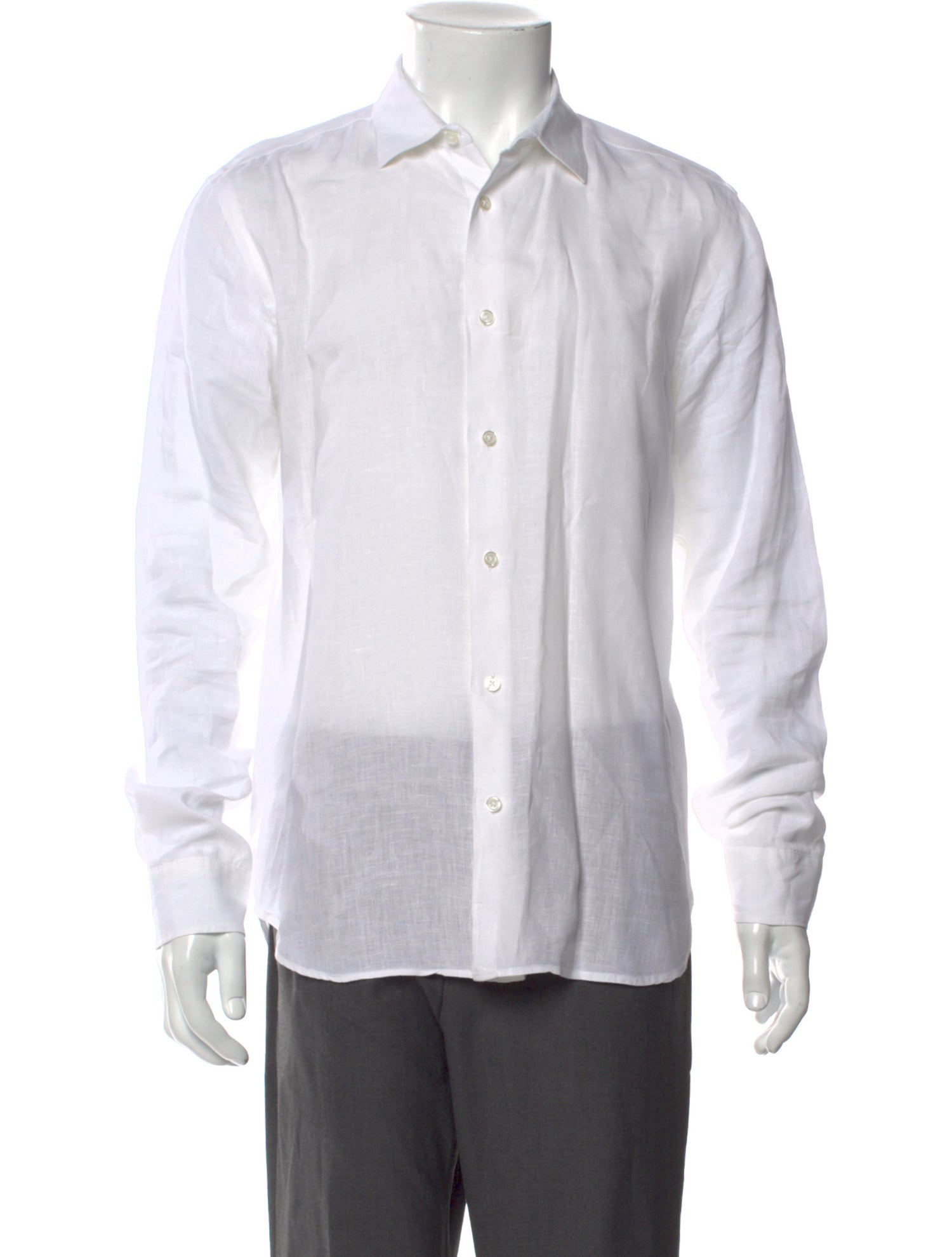 Orlebar Brown Linen Long Sleeve Shirt