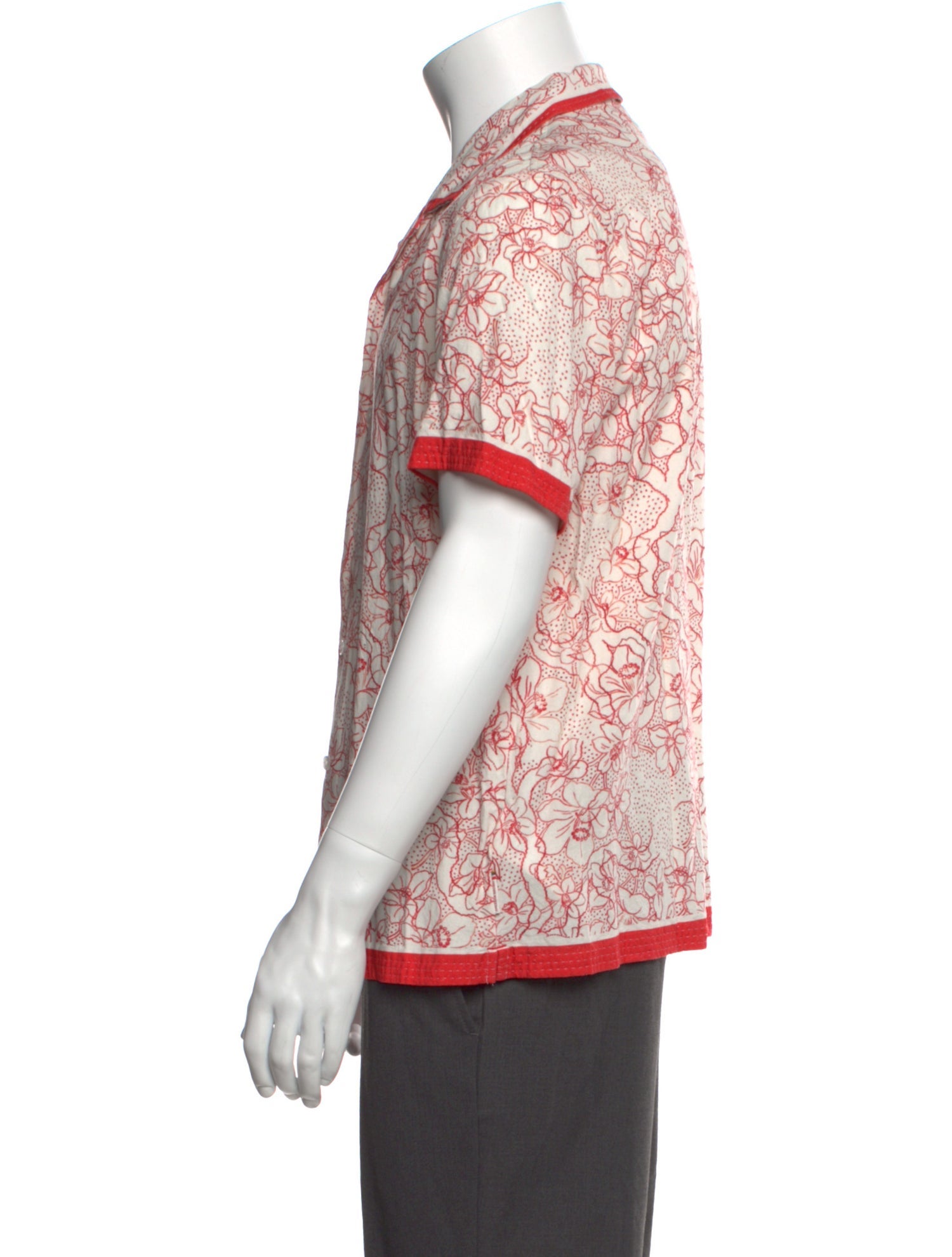 Orlebar Brown Floral Print Short Sleeve Shirt