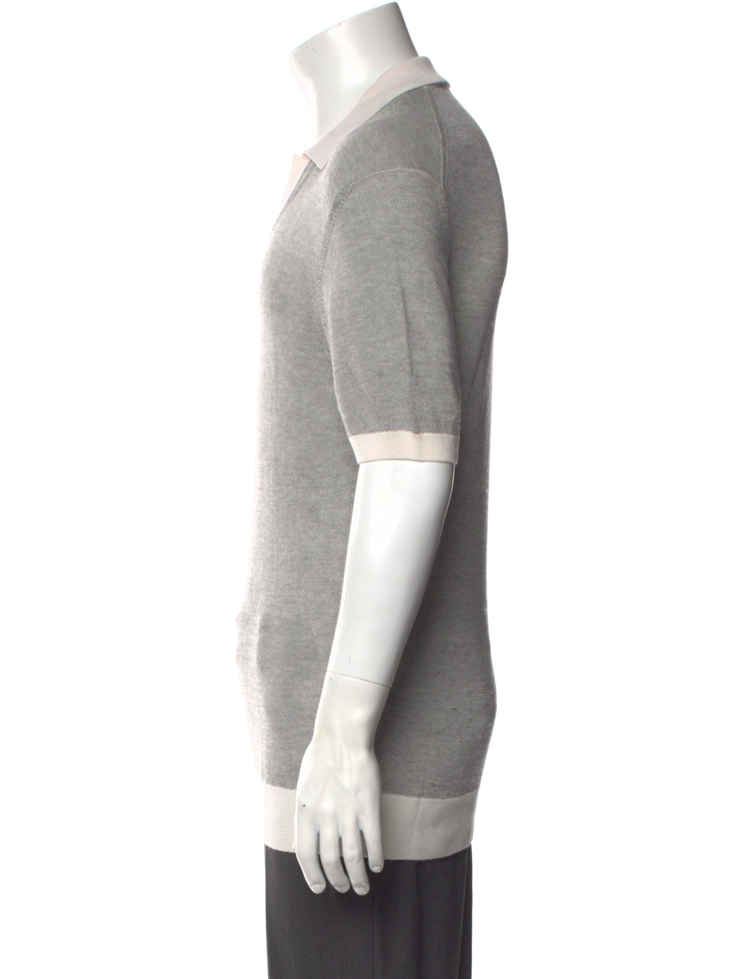 Orlebar Brown Merino Wool V-Neck Polo Shirt