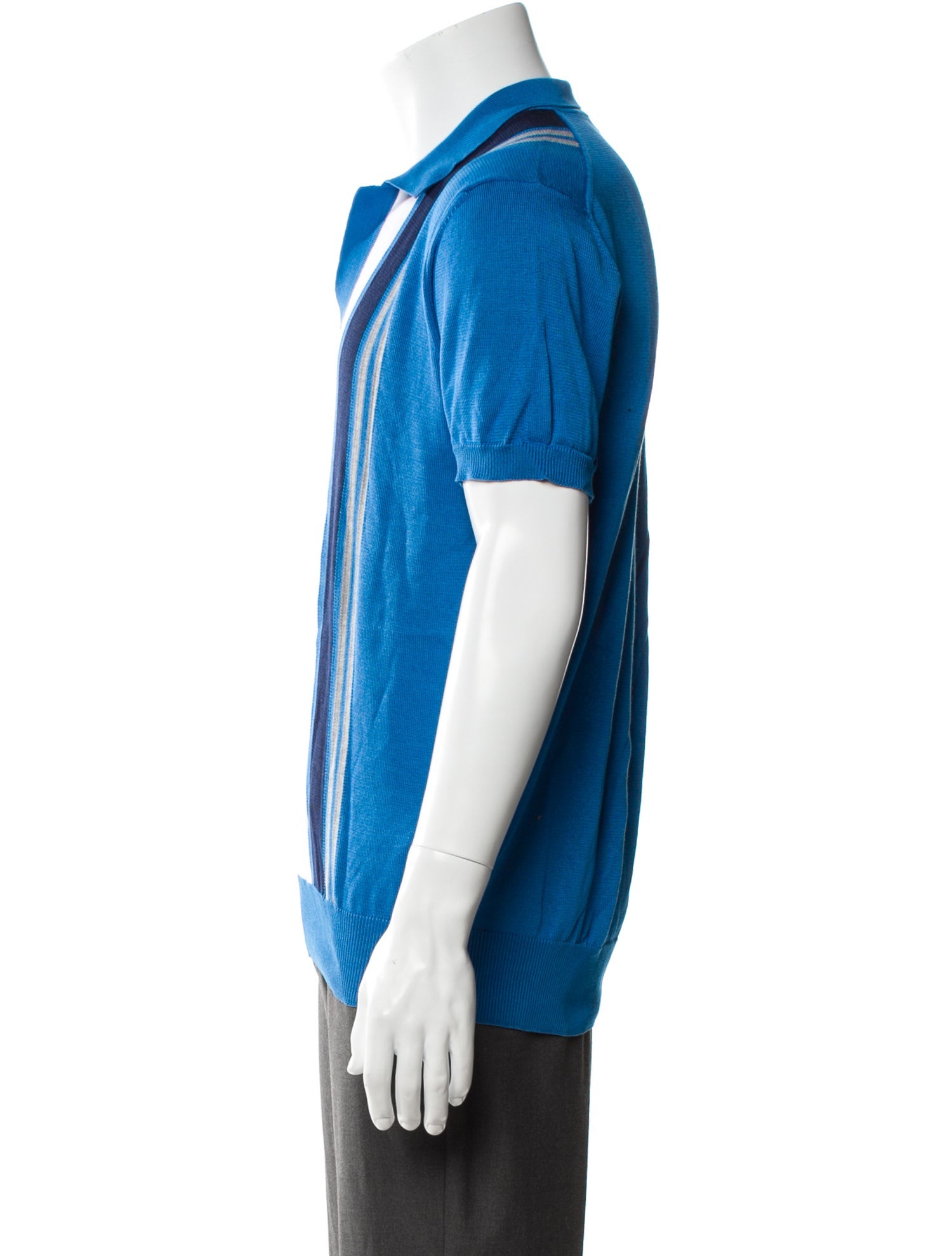 Orlebar Brown Striped Collar Sweatshirt