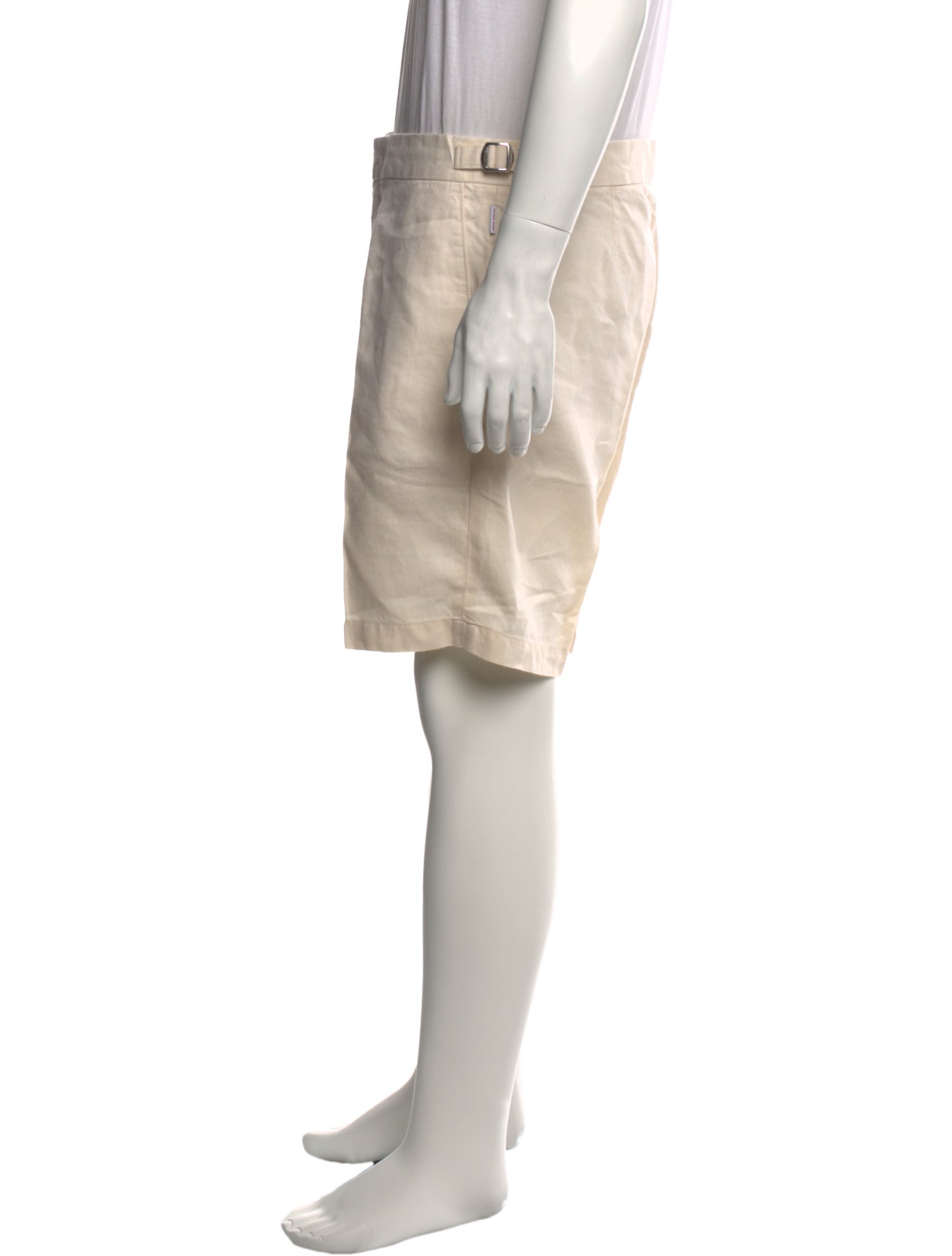 Orlebar Brown Linen Flat Front Shorts