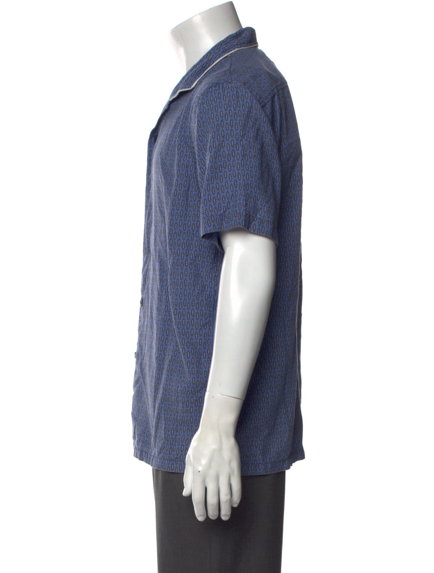 Orlebar Brown Polka Dot Print Short Sleeve Shirt