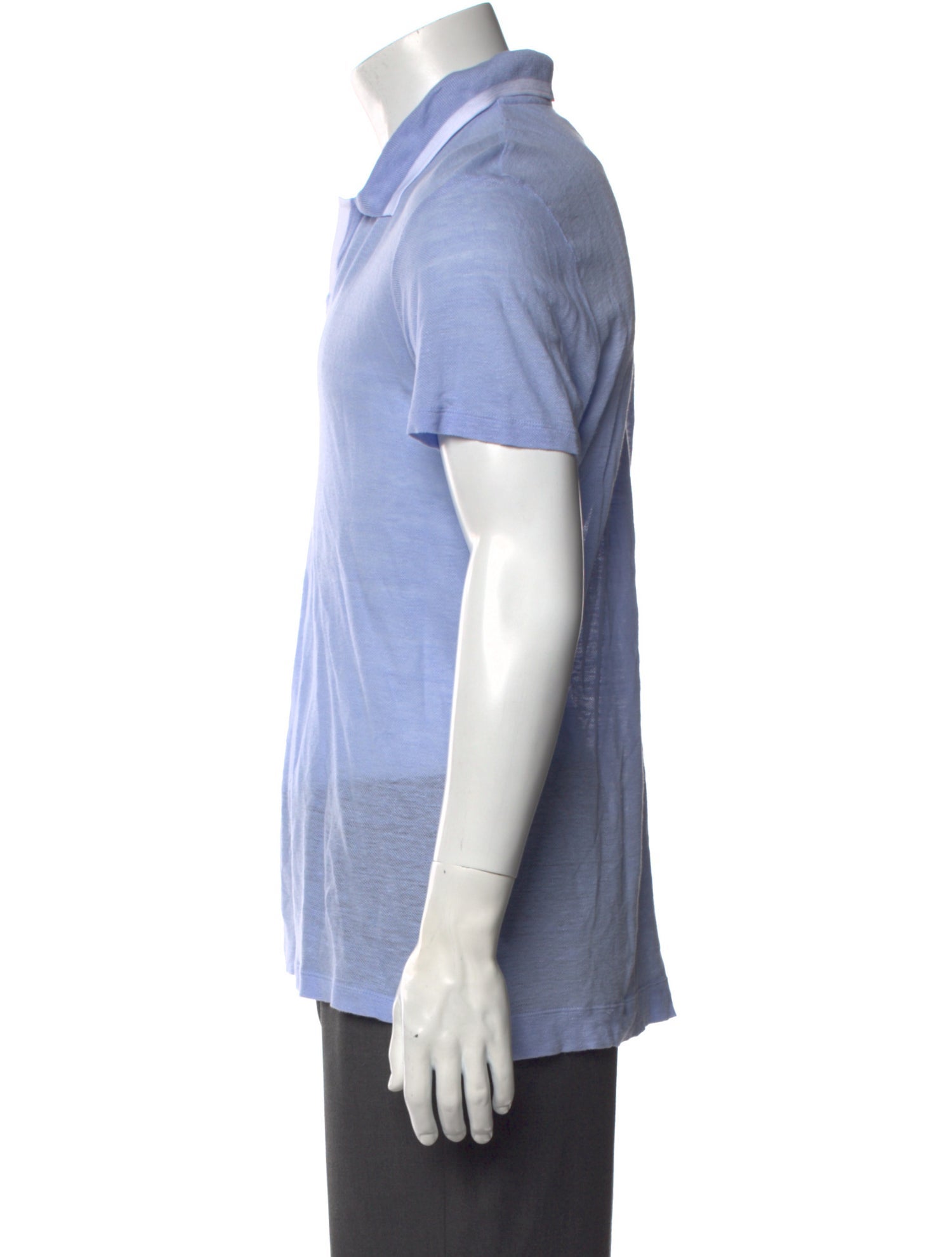 Orlebar Brown Linen V-Neck Polo Shirt