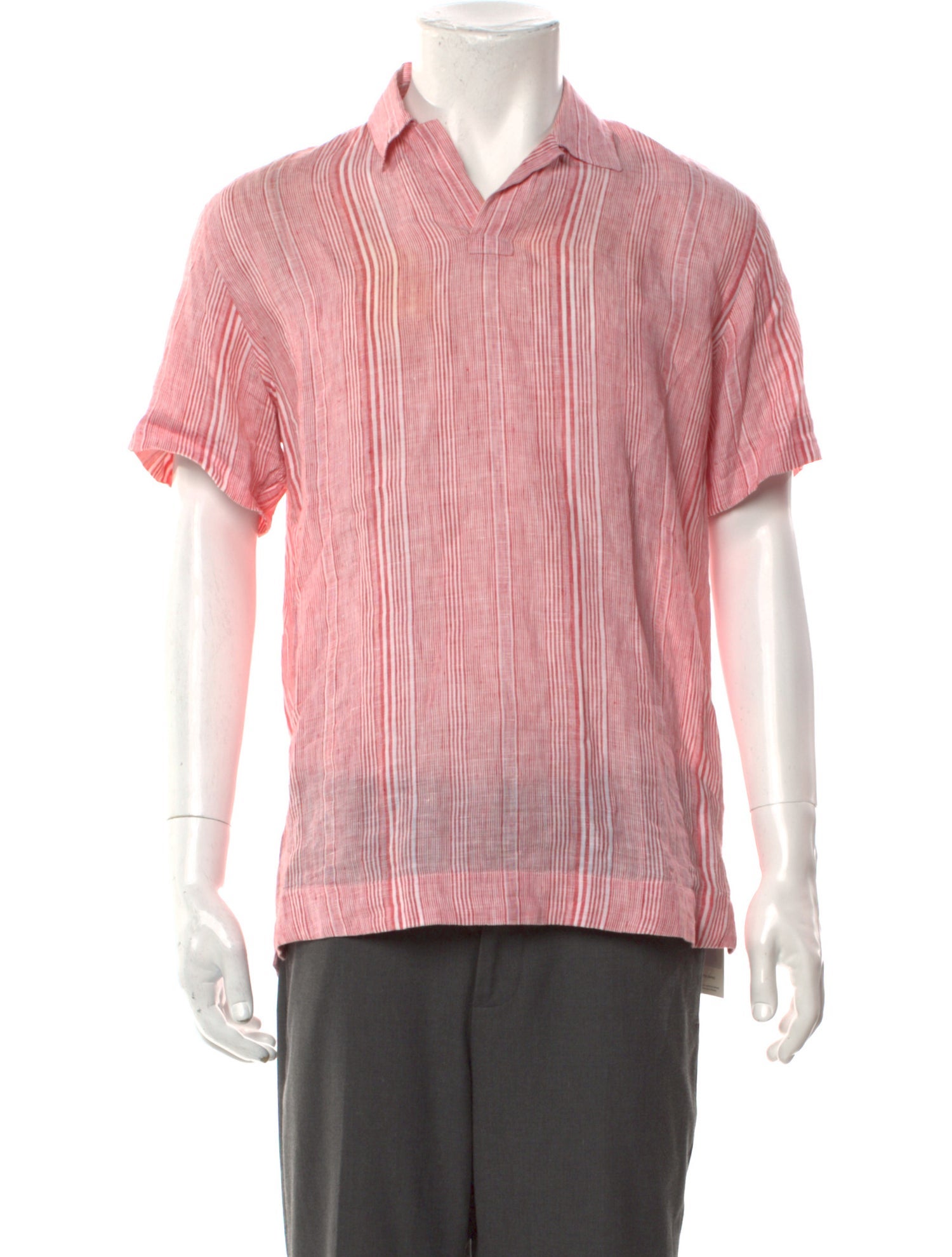 Orlebar Brown Linen Striped Shirt