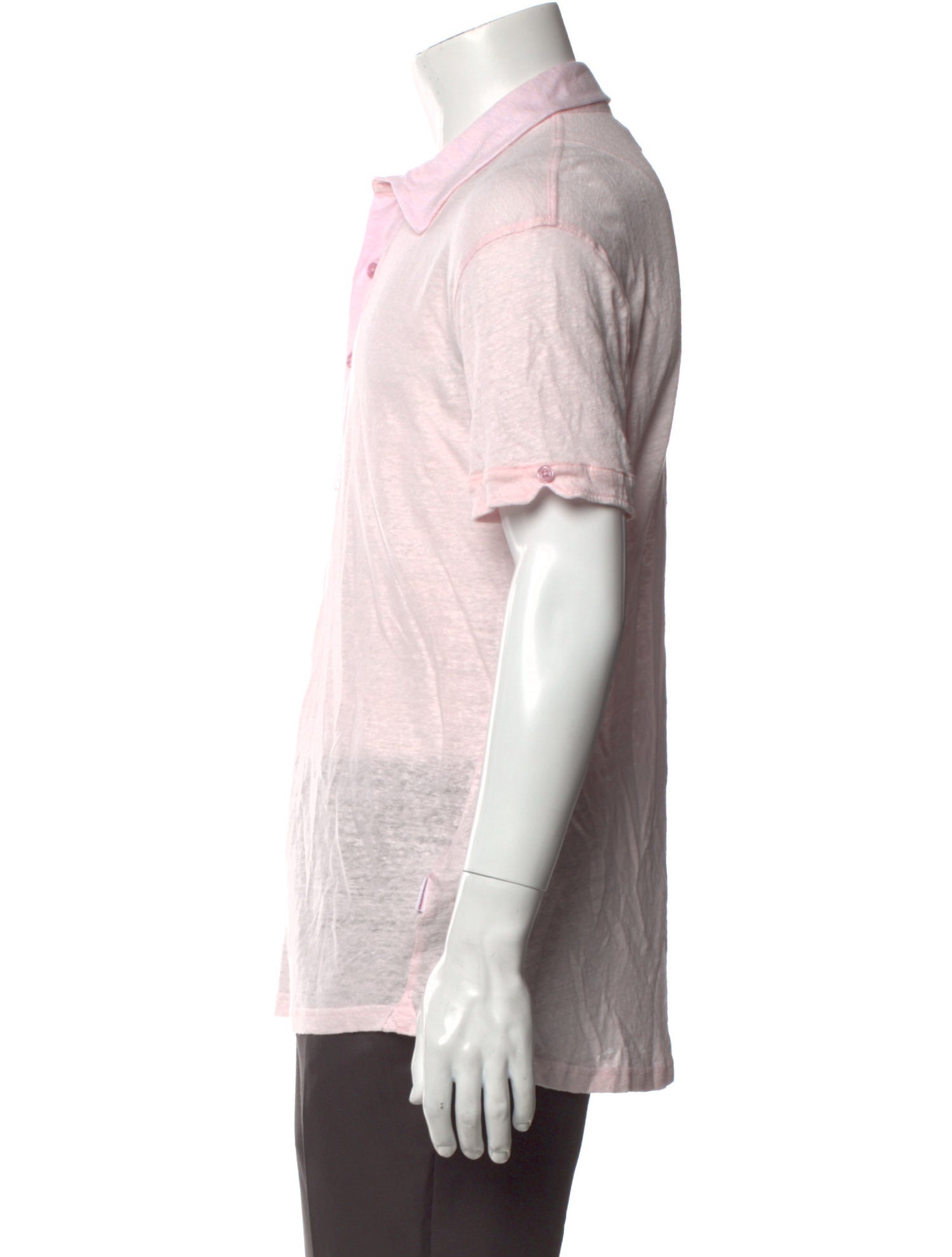 Orlebar Brown Linen Collar Polo Shirt