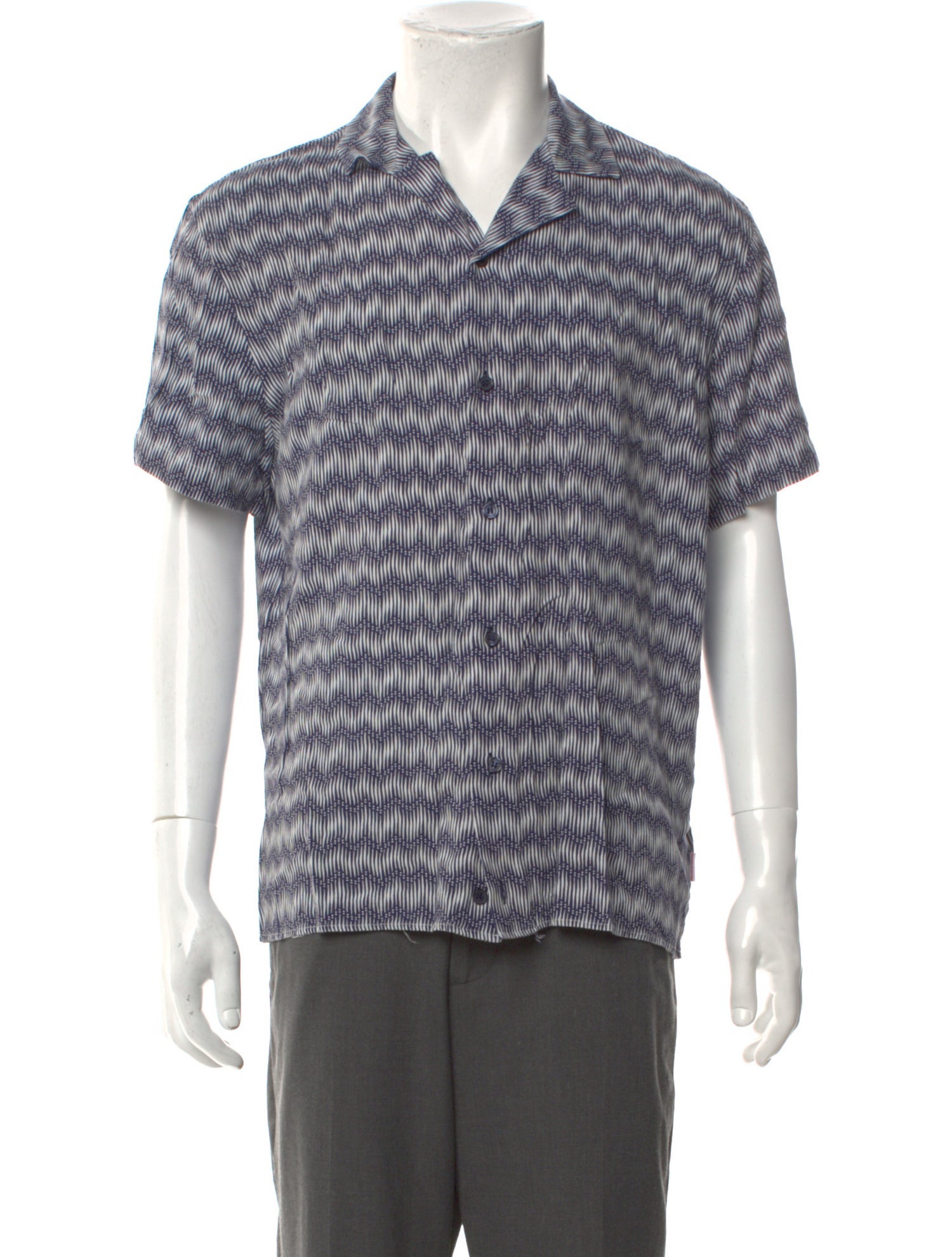 Orlebar Brown Striped Short Sleeve Shirt