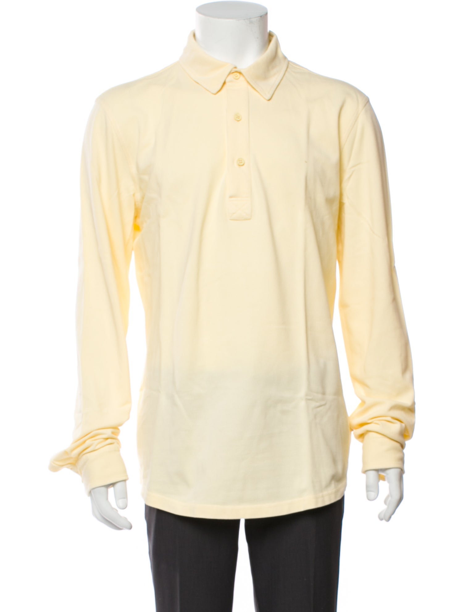 Orlebar Brown Collar Long Sleeve Polo Shirt