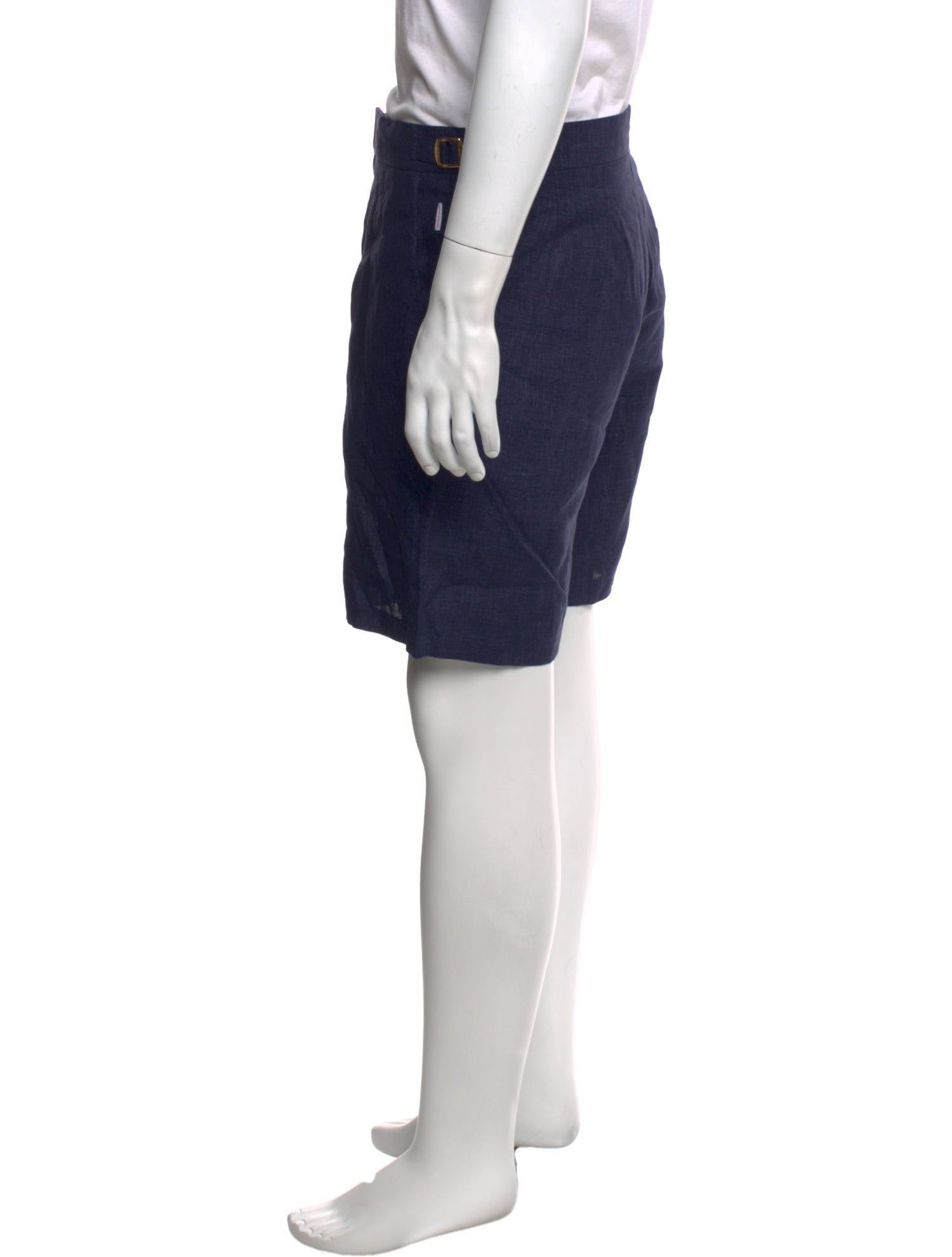 Orlebar Brown Linen Flat Front Shorts