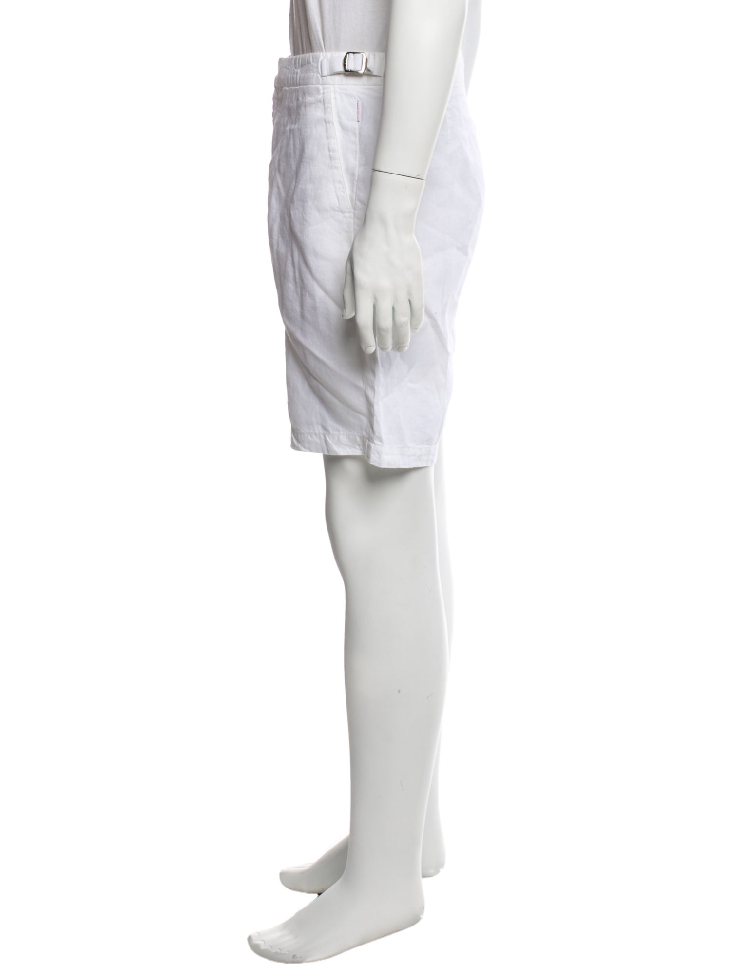 Orlebar Brown Linen Flat Front Shorts