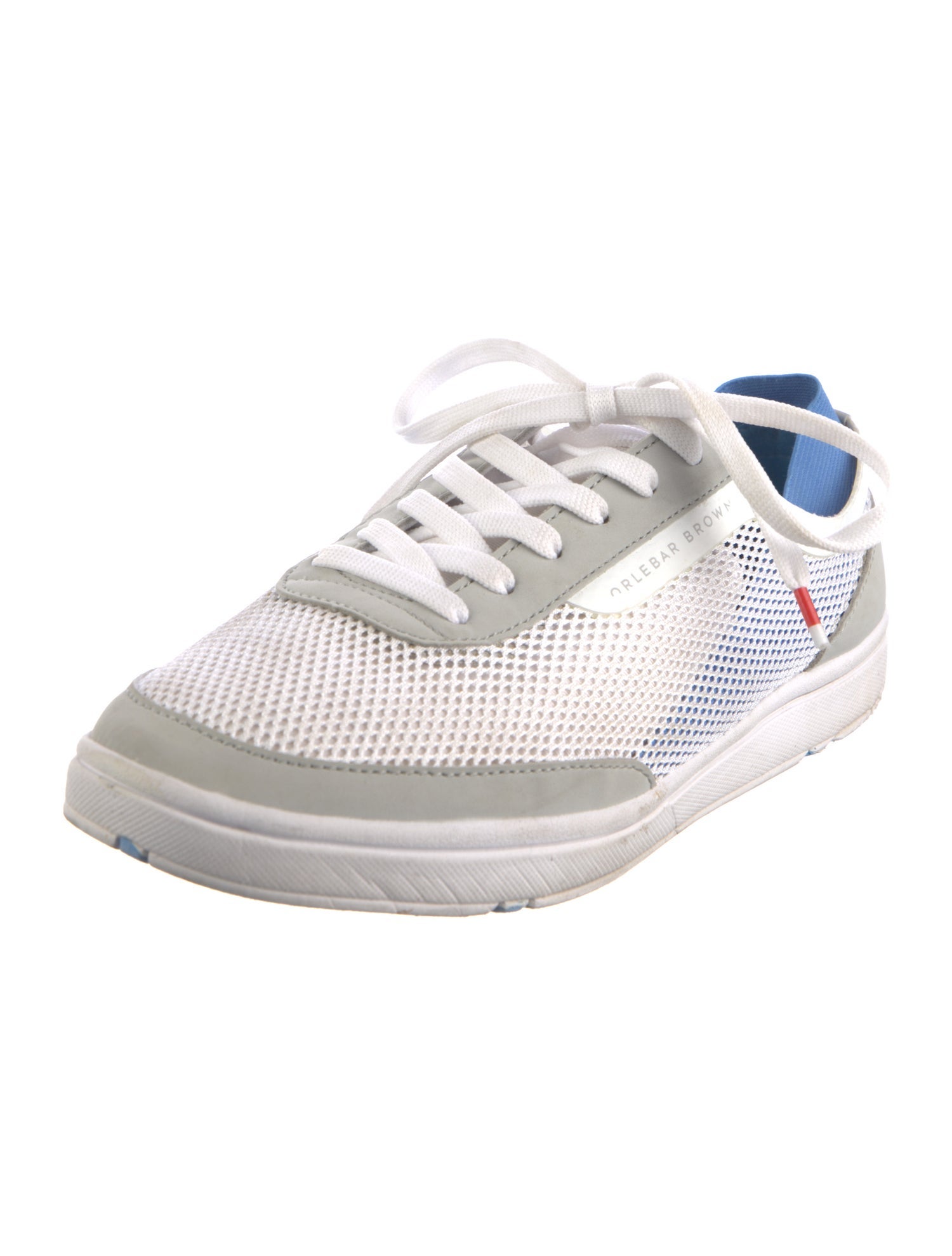 Orlebar Brown Mesh Colorblock Pattern Sneakers