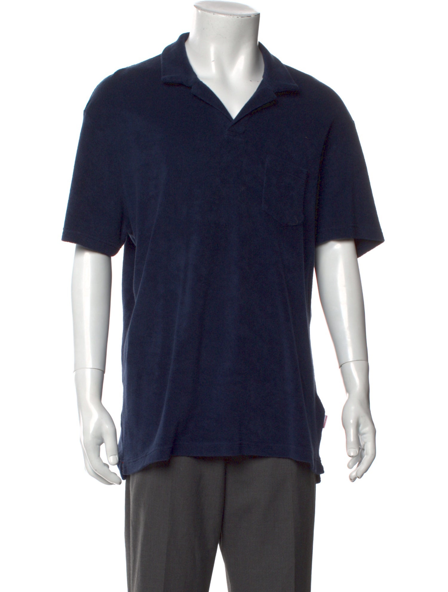 Orlebar Brown V-Neck Short Sleeve Polo Shirt