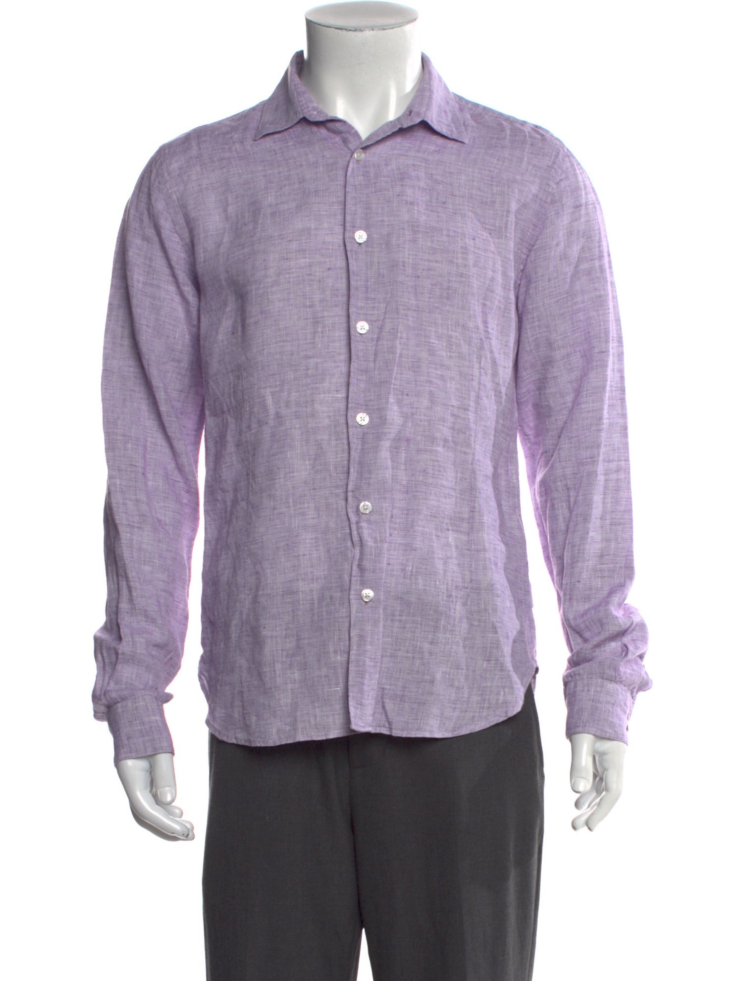 Orlebar Brown Linen Long Sleeve Shirt