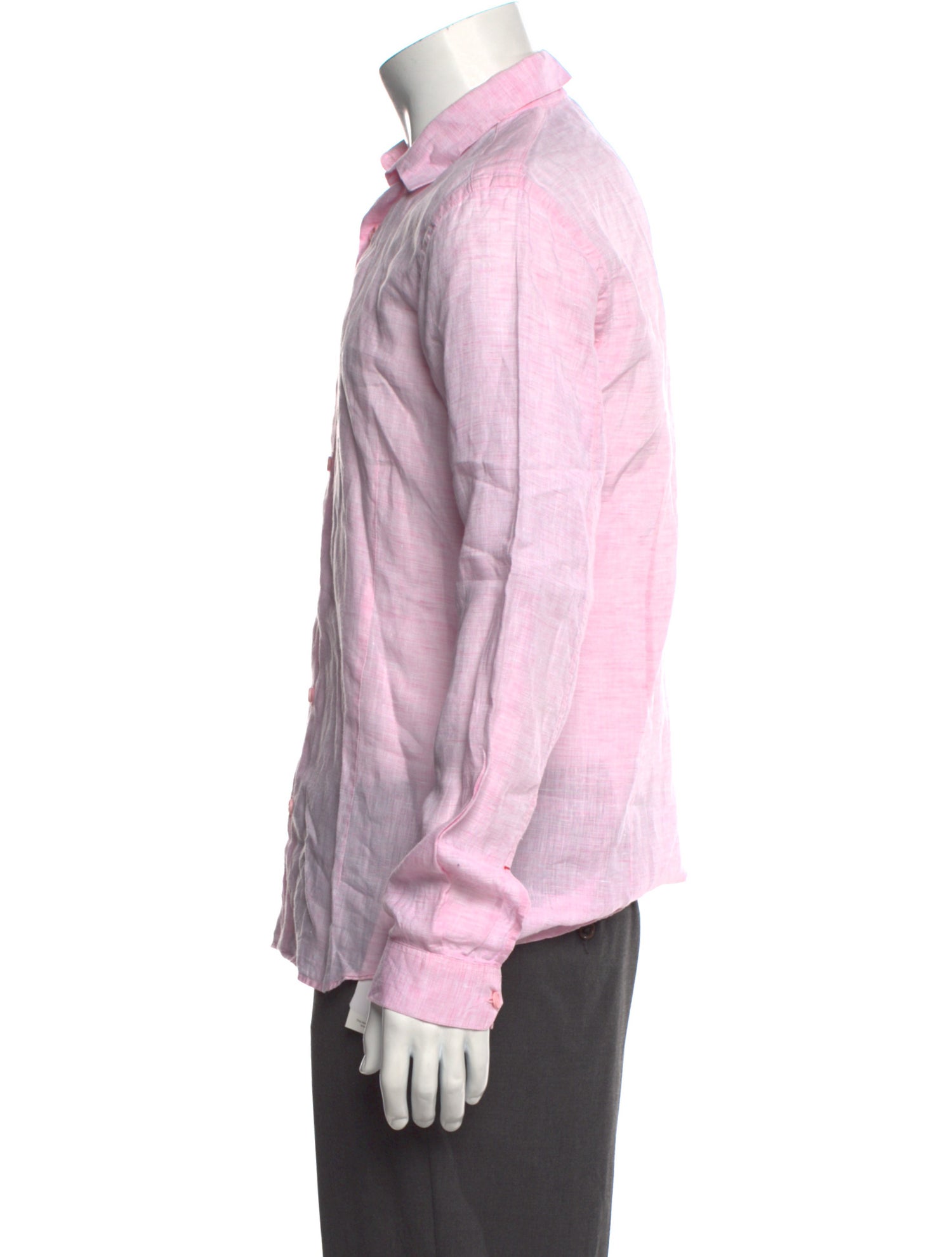 Orlebar Brown Linen Long Sleeve Dress Shirt