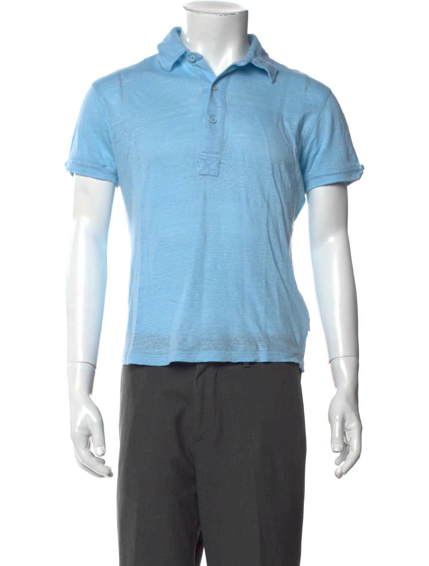 Orlebar Brown Linen Collar Polo Shirt