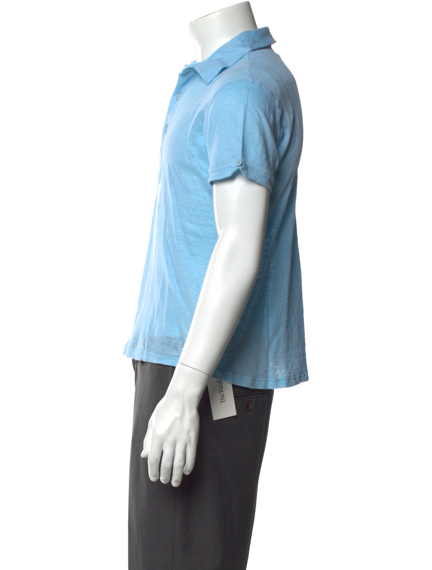 Orlebar Brown Linen Collar Polo Shirt