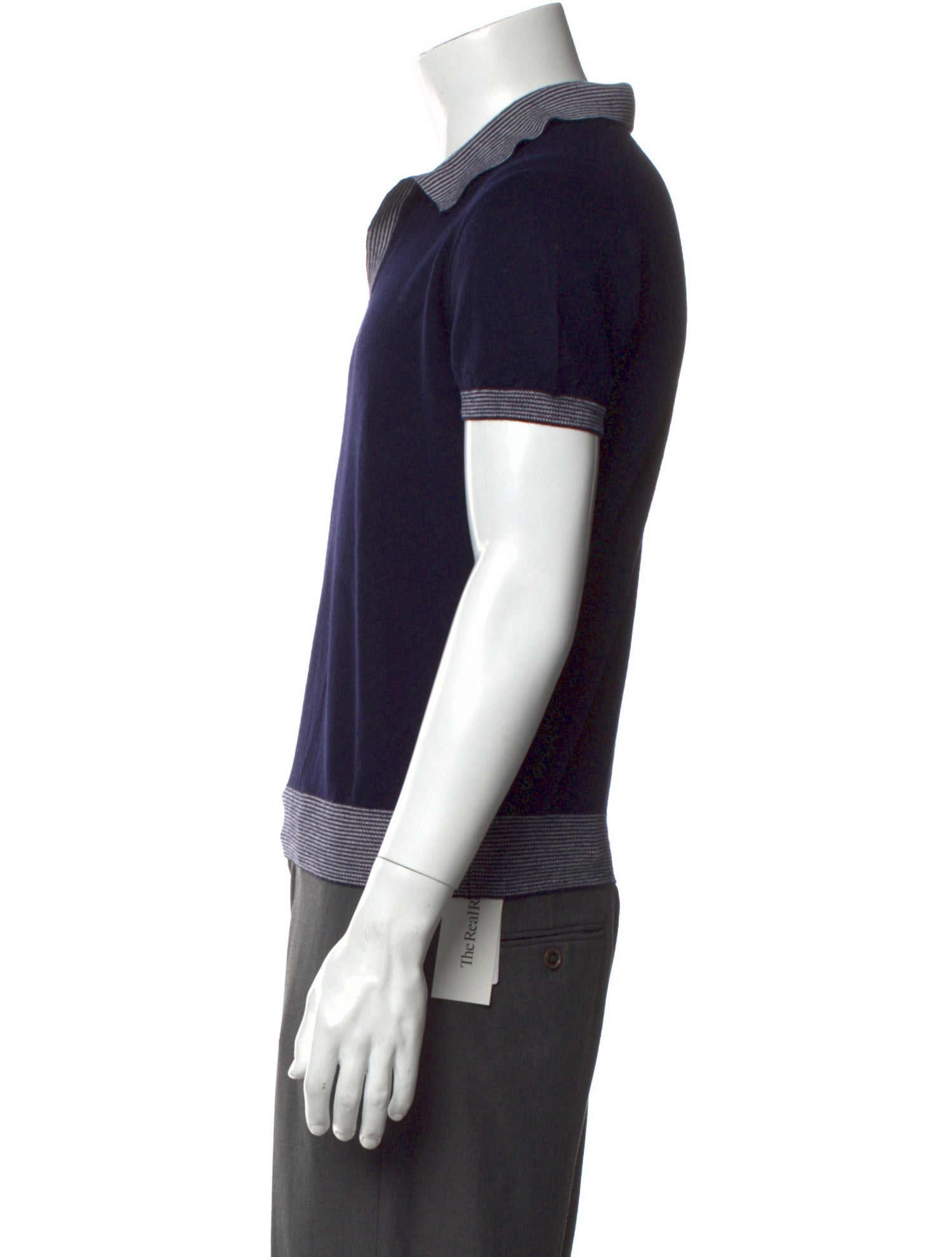 Orlebar Brown Merino Wool V-Neck Polo Shirt