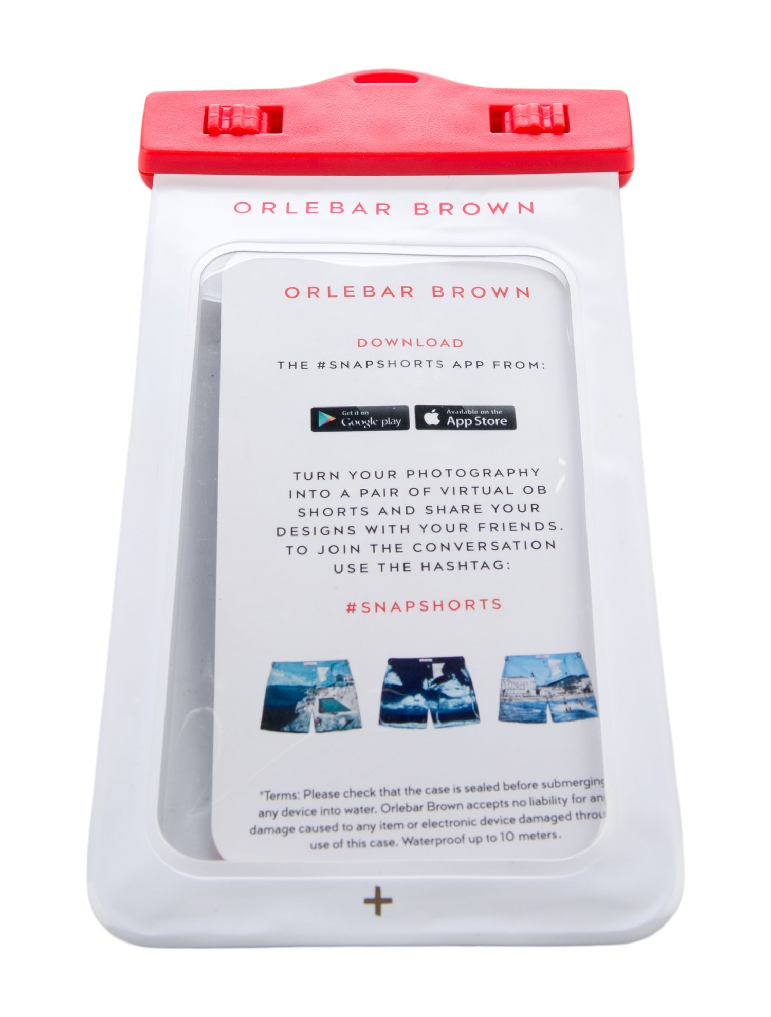 Orlebar Brown traveling waterproof phone pouch