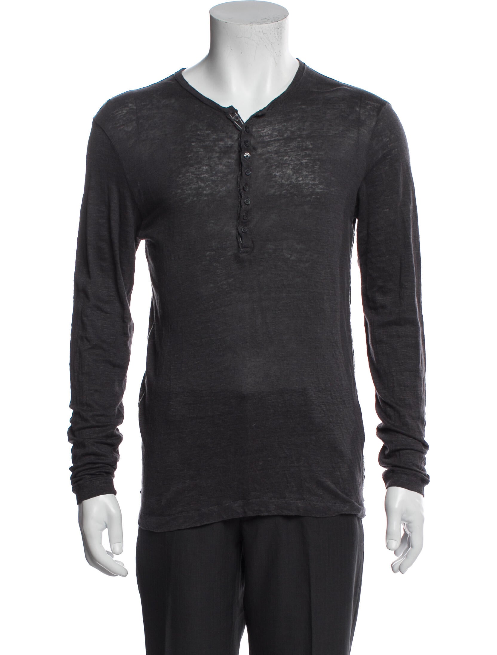 Orlebar Brown Linen V-Neck Henley