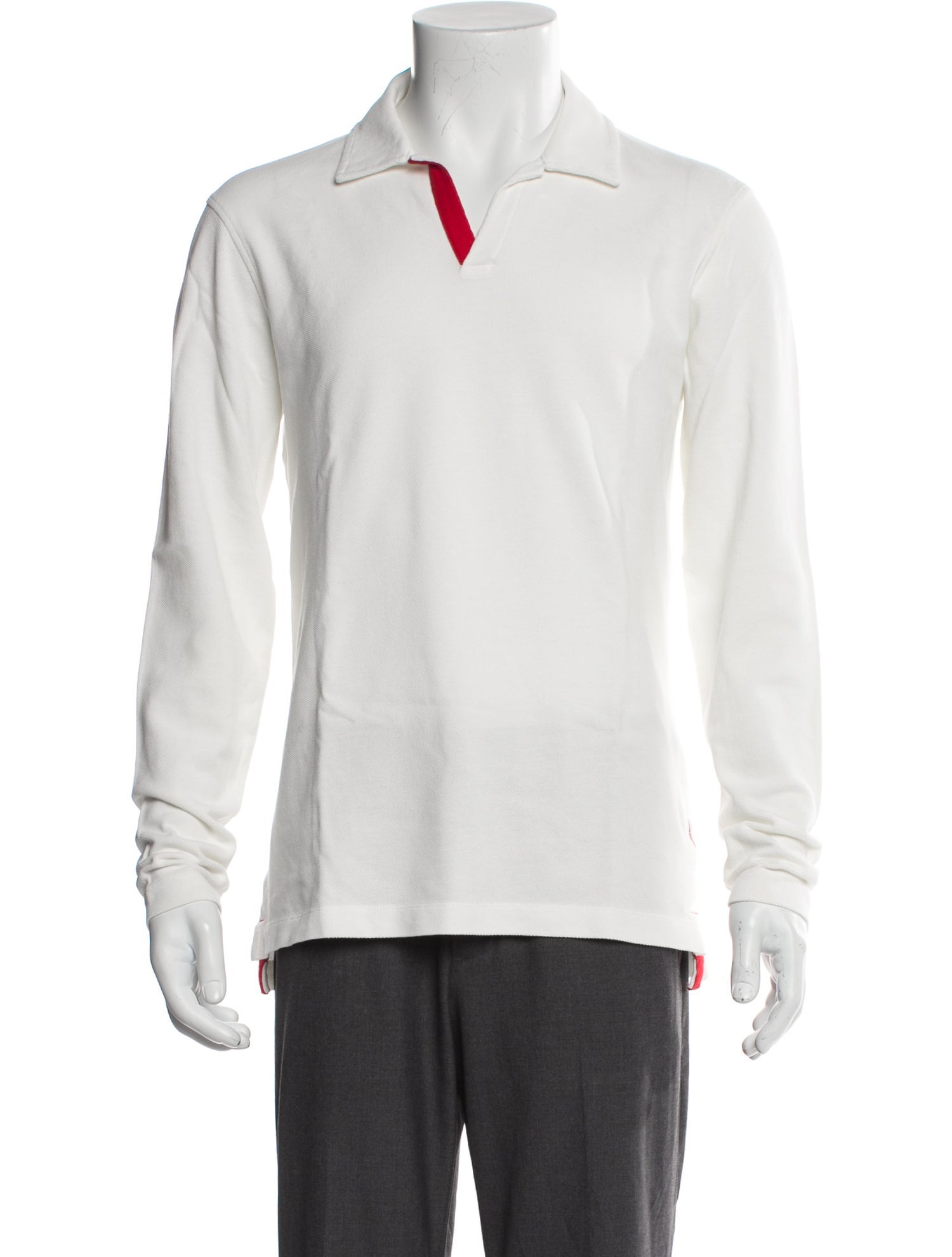 Orlebar Brown Collar Long Sleeve Polo Shirt