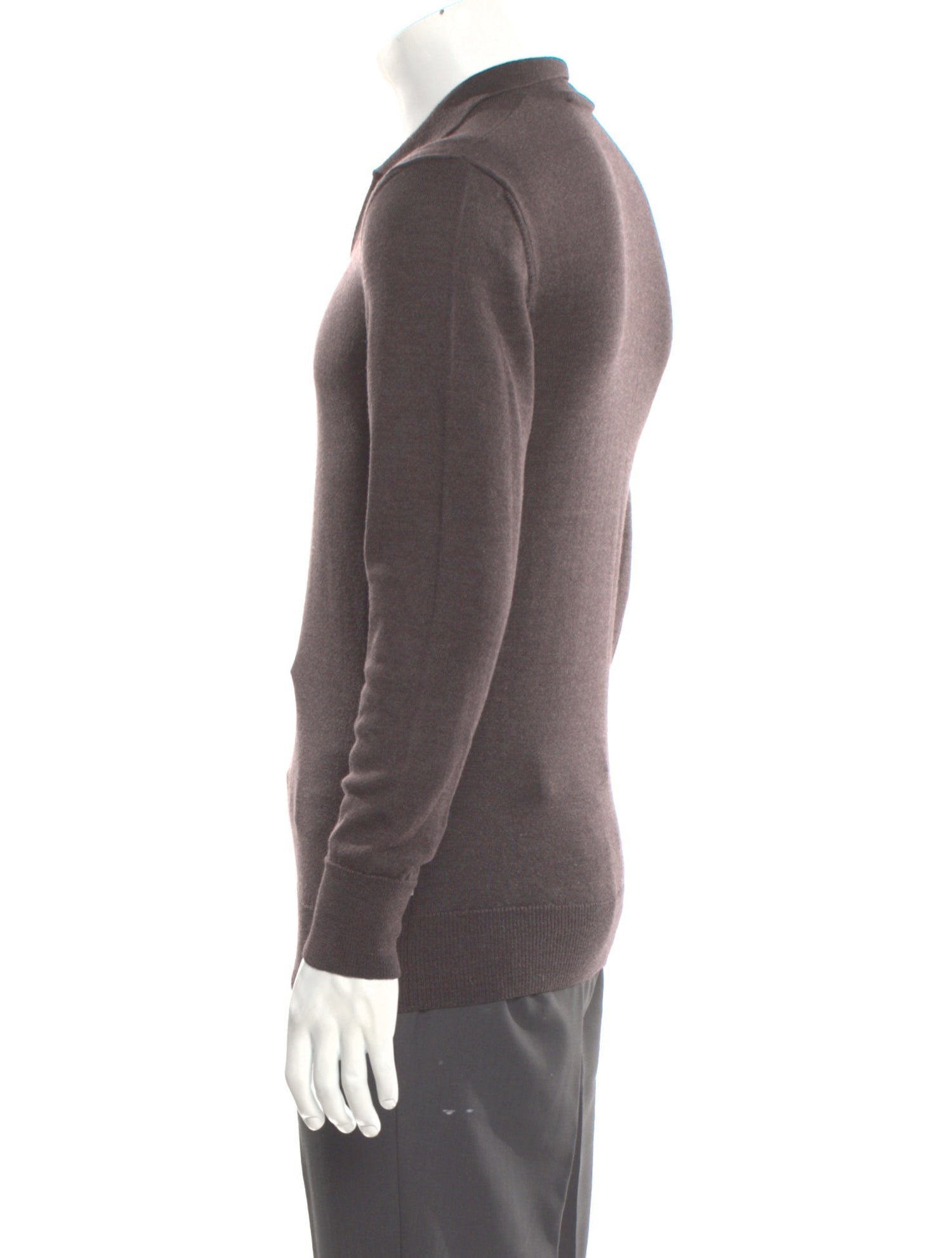 Orlebar Brown Merino Wool Collar Polo Sweater