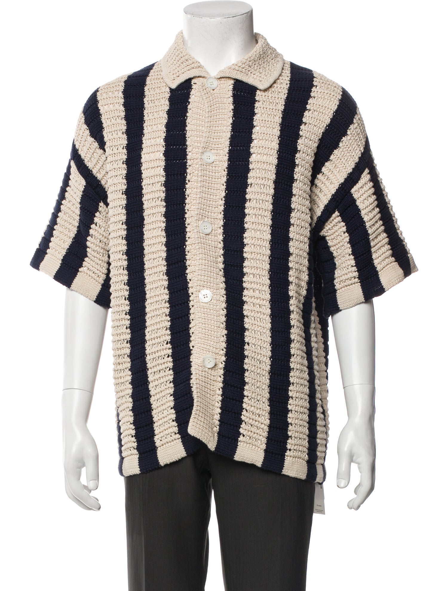 Orlebar Brown Striped Short Sleeve Shirt