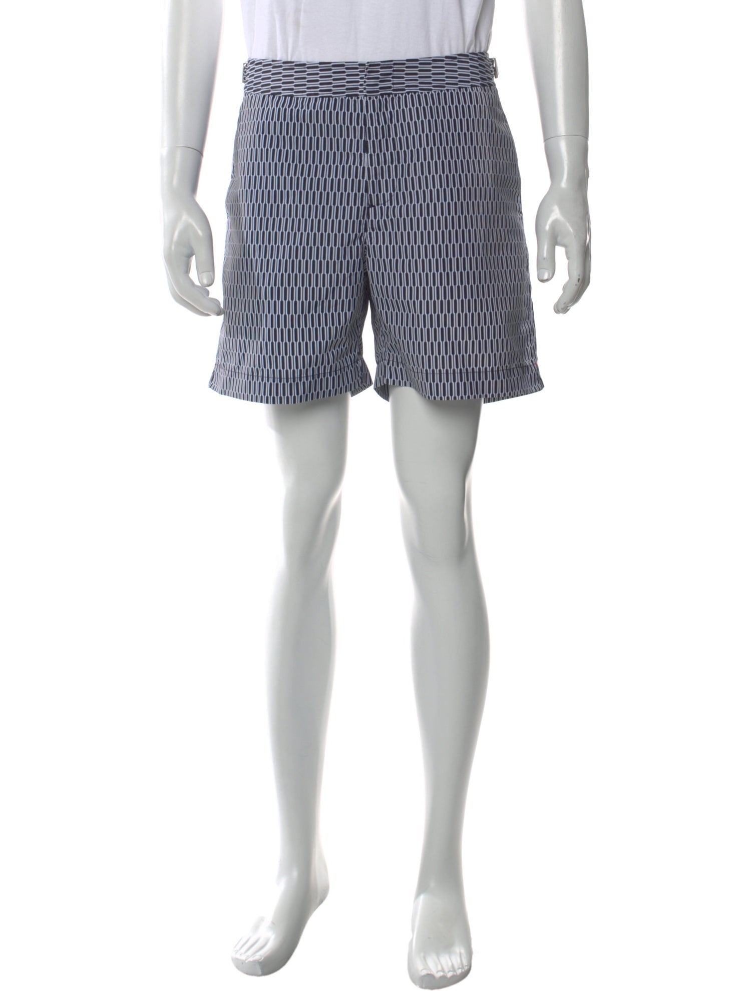 Orlebar Brown Printed Flat Front Shorts