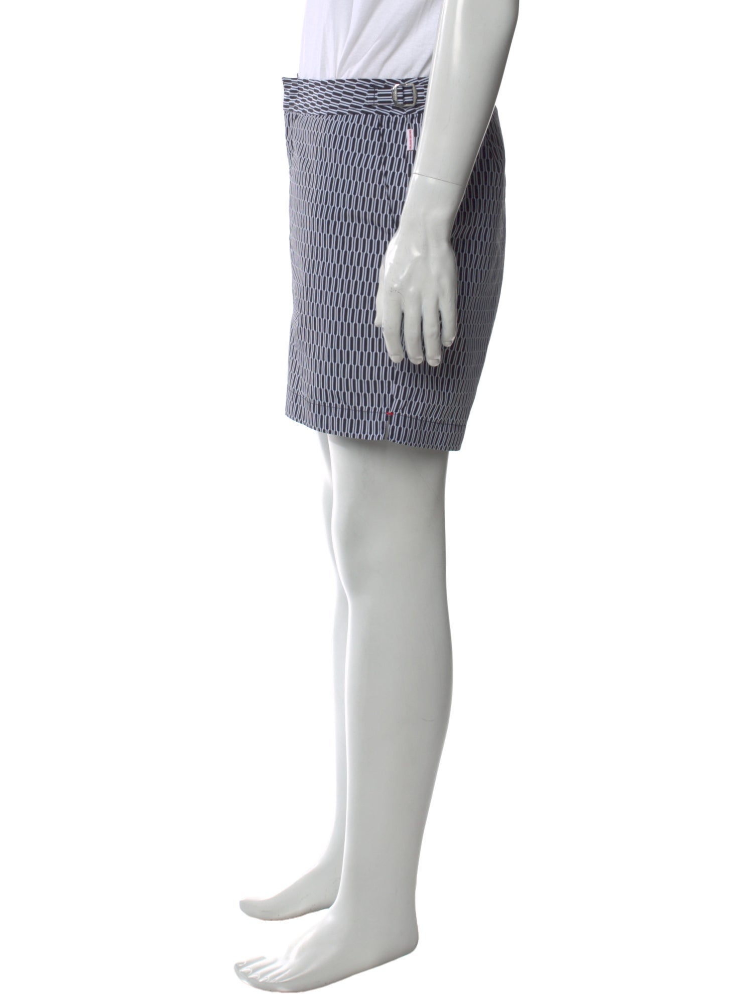 Orlebar Brown Printed Flat Front Shorts