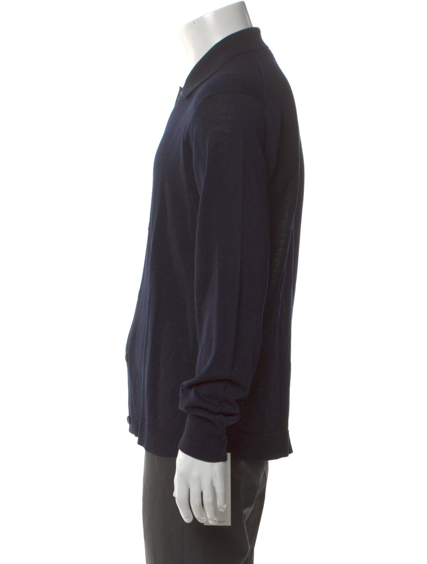 Orlebar Brown Wool Collar Cardigan